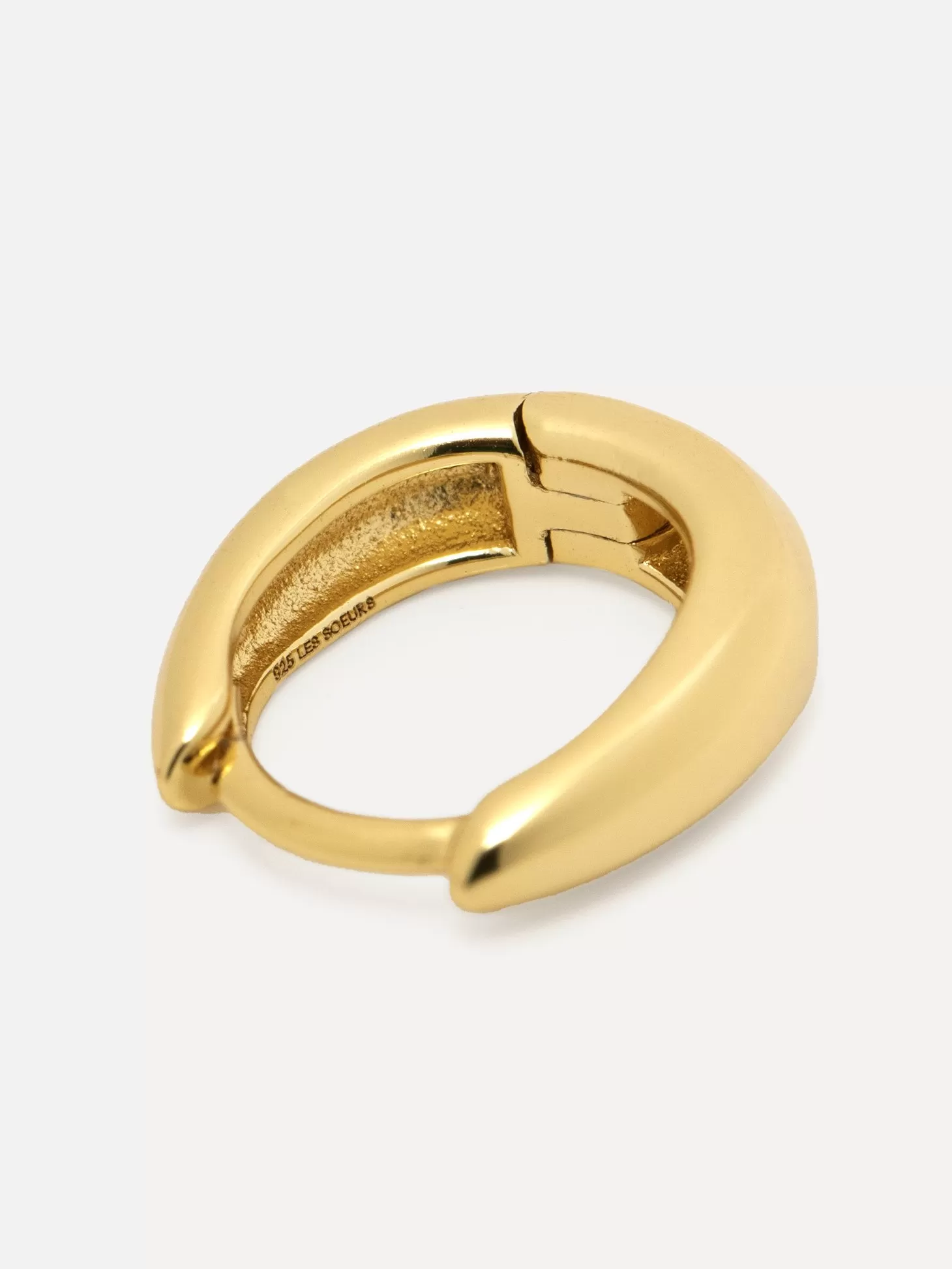 Les Soeurs Oorbel Joanne Oval Mini Gold Outlet