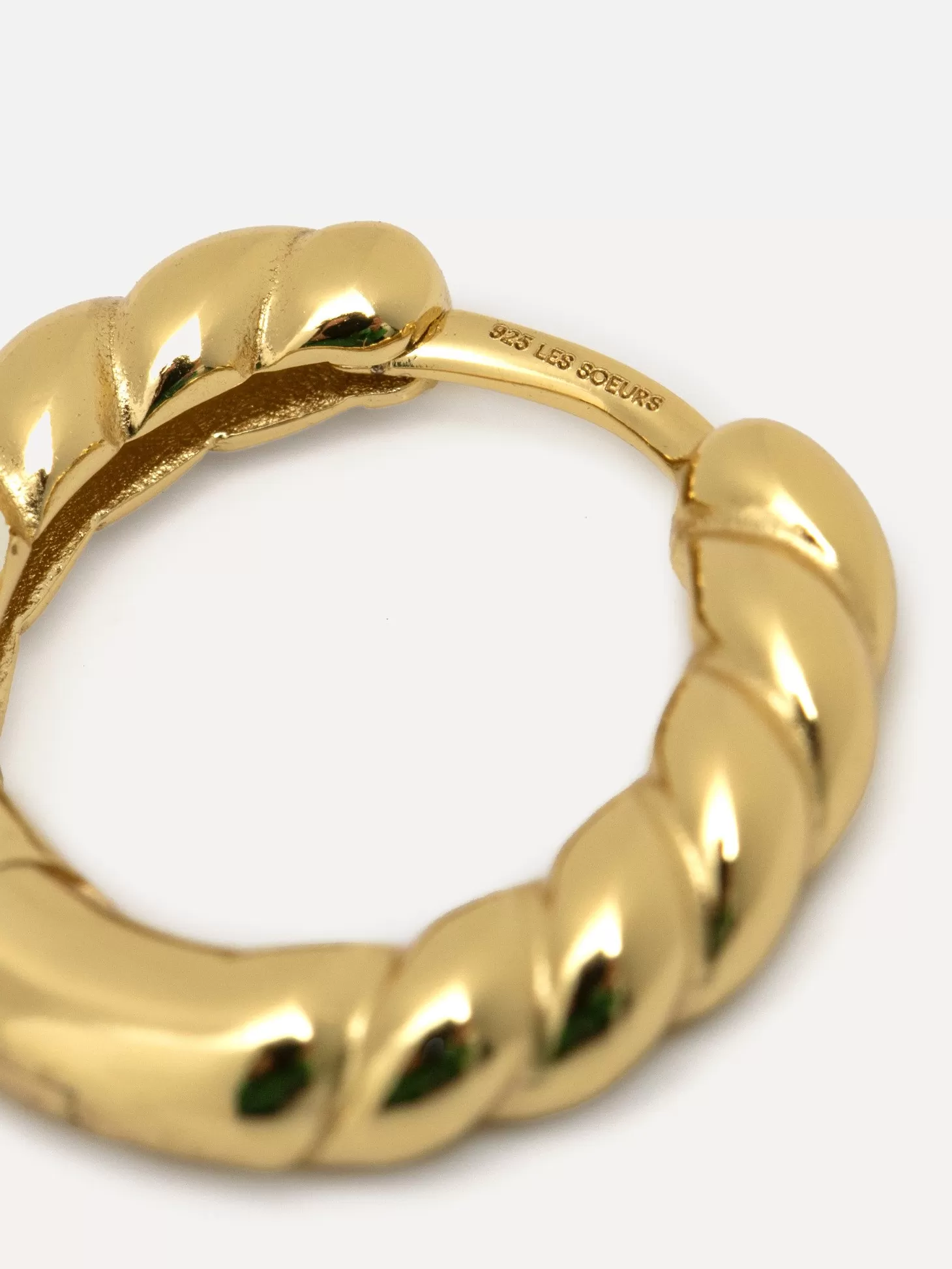 Les Soeurs Oorbel Joanne Twisted Gold Cheap