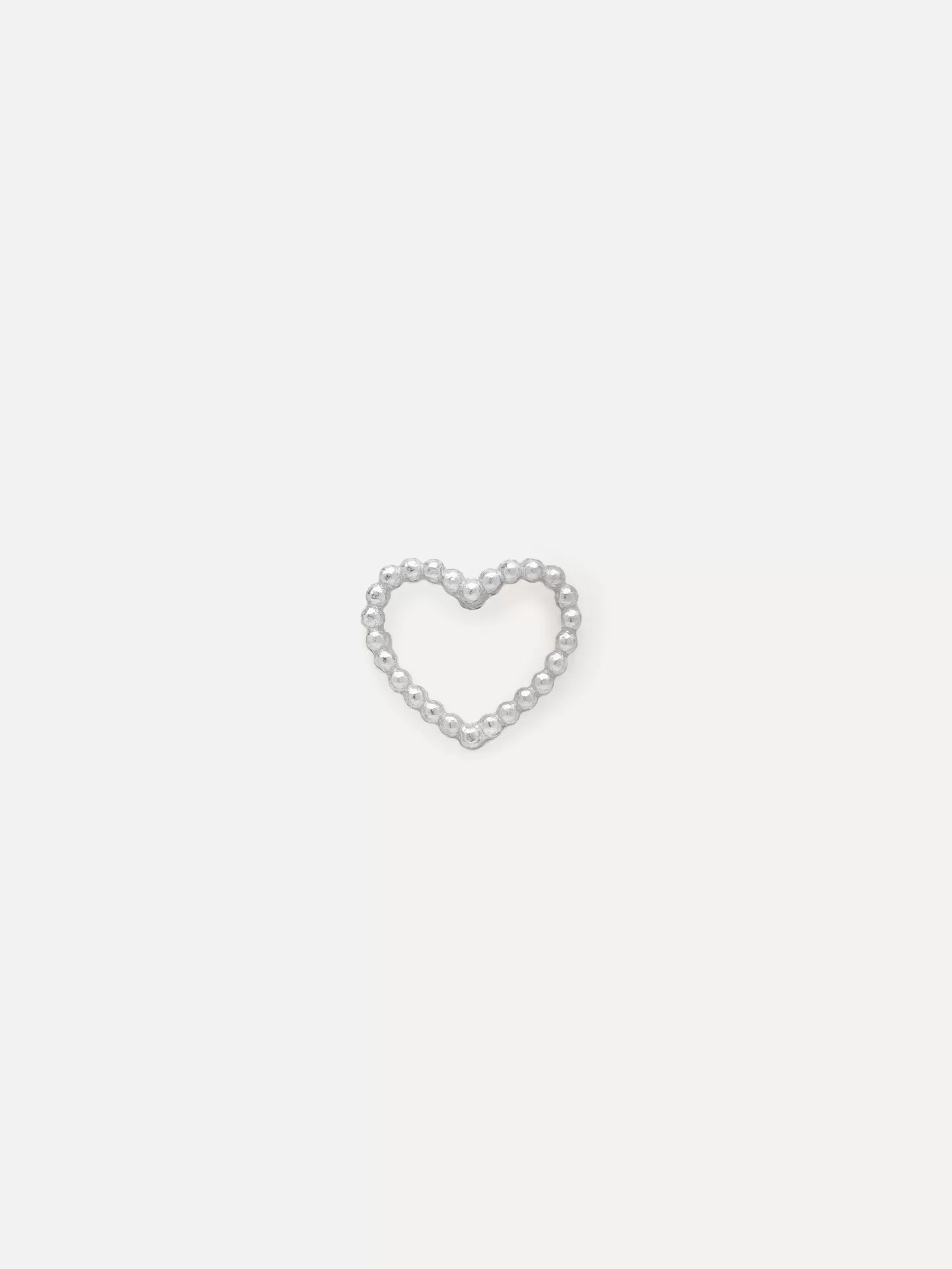 Les Soeurs Oorbel Jolie Dotted Heart Silver Discount