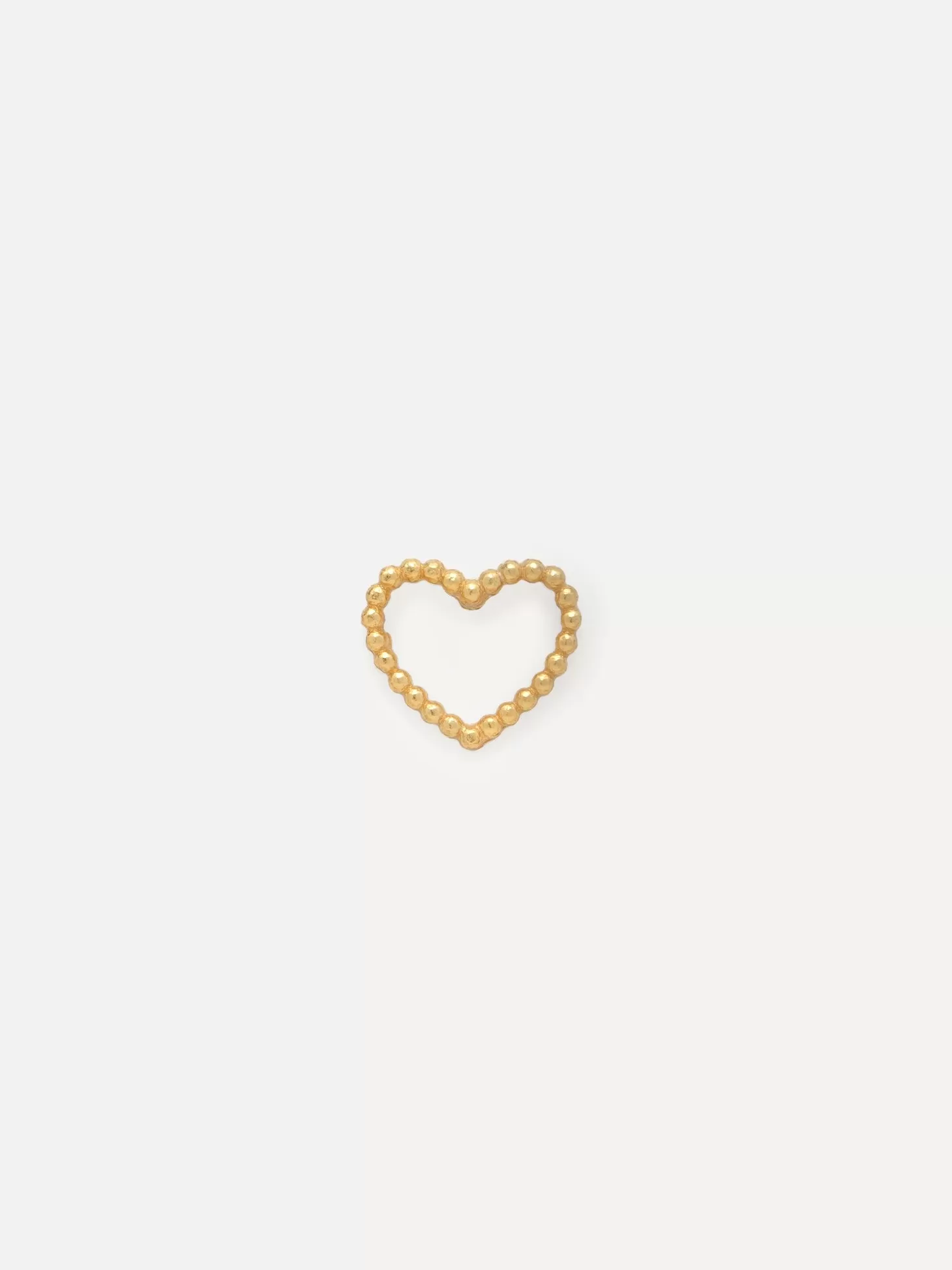 Les Soeurs Oorbel Jolie Dotted Heart Gold Outlet