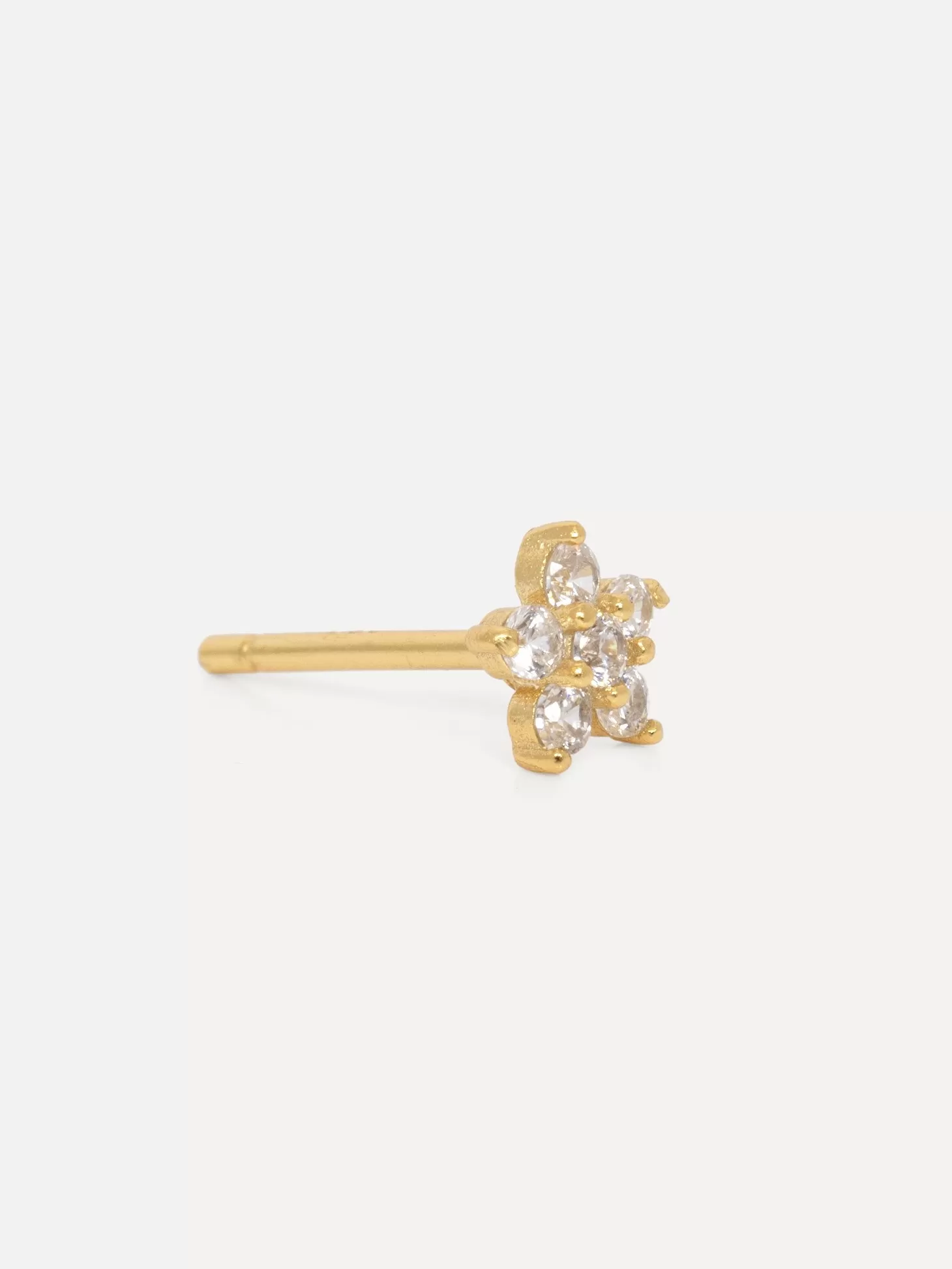 Les Soeurs Oorbel Jolie Flower Strass Gold Outlet
