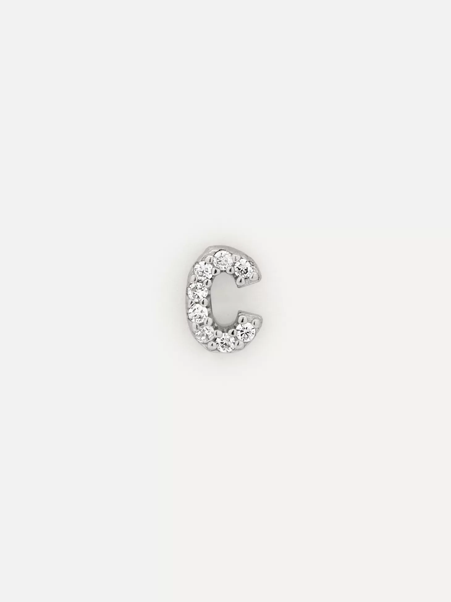 Les Soeurs Oorbel Jolie Initial Strass Cheap