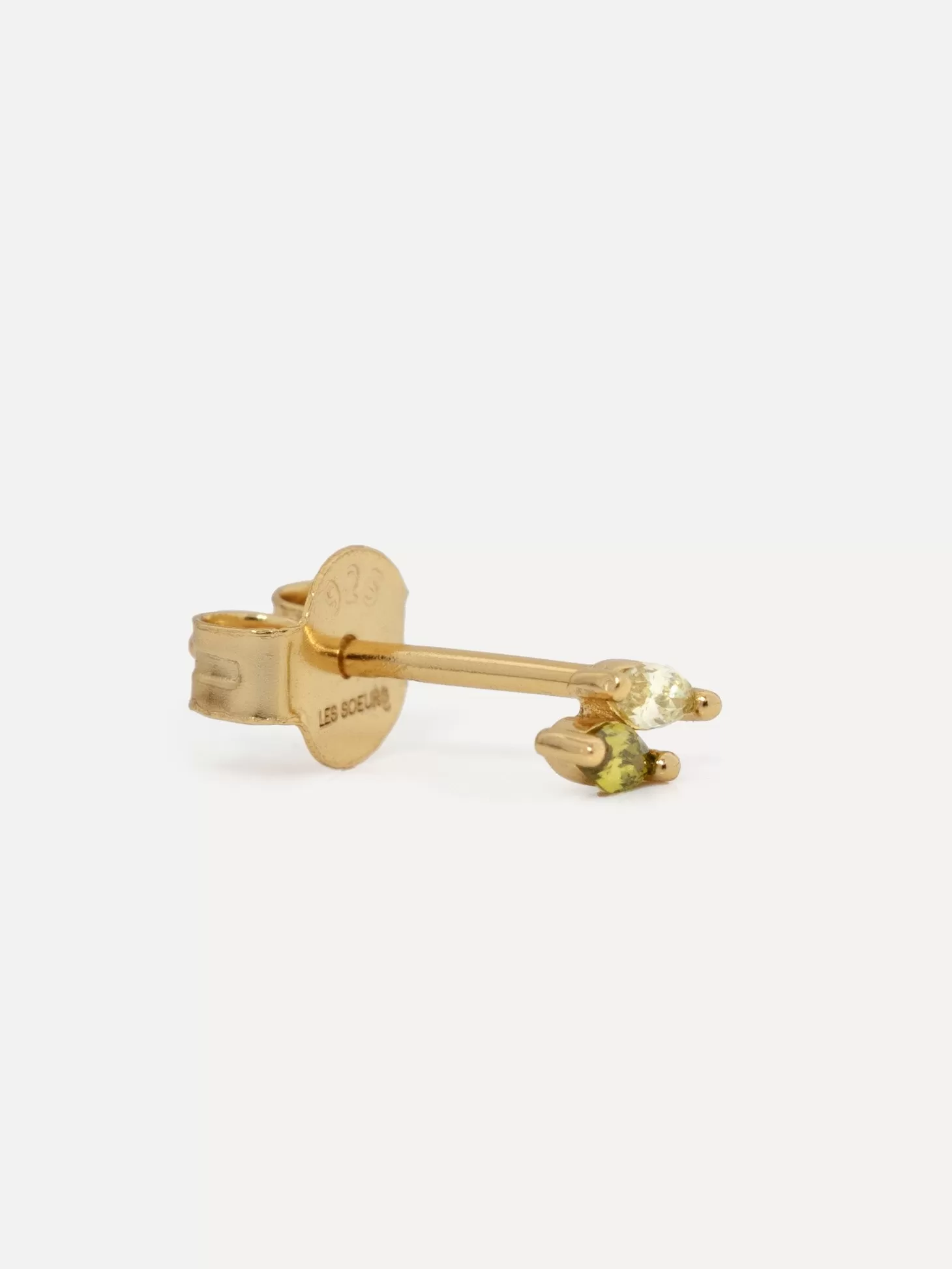 Les Soeurs Oorbel Jolie Marquise Olivine Gold Hot