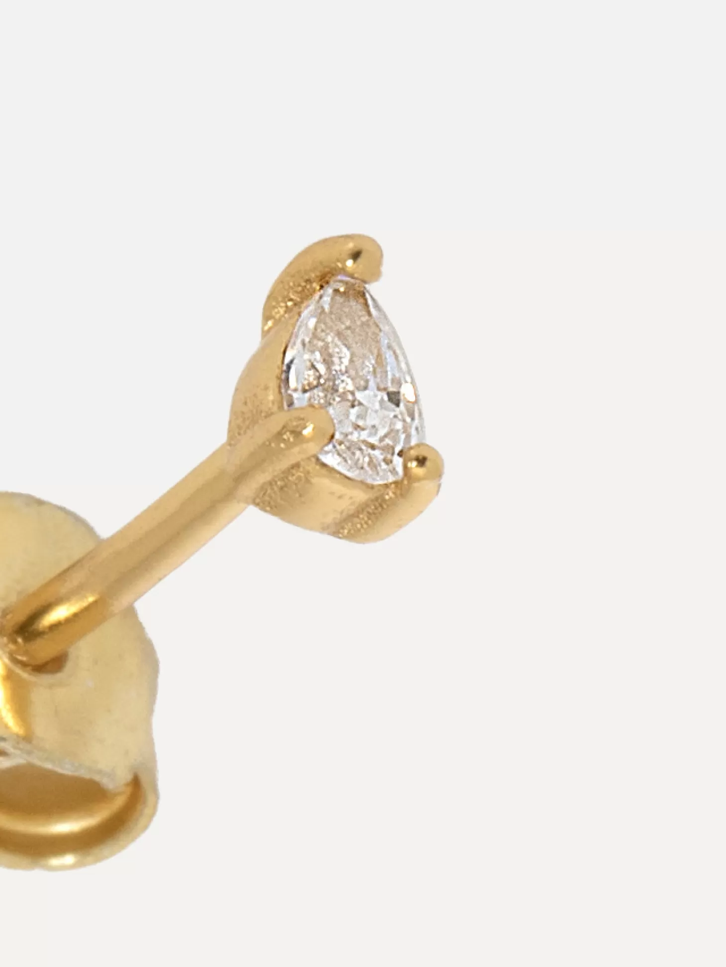 Les Soeurs Oorbel Jolie Pear Strass Gold Sale
