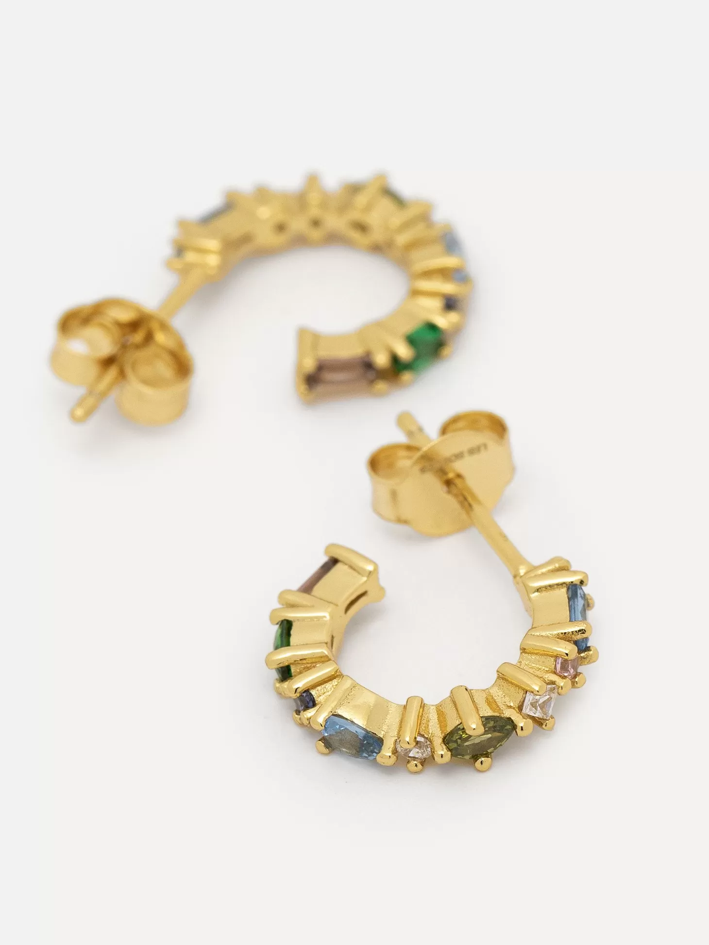 Les Soeurs Oorbellen Set Cara Pastel Gold Zirkonia Clearance