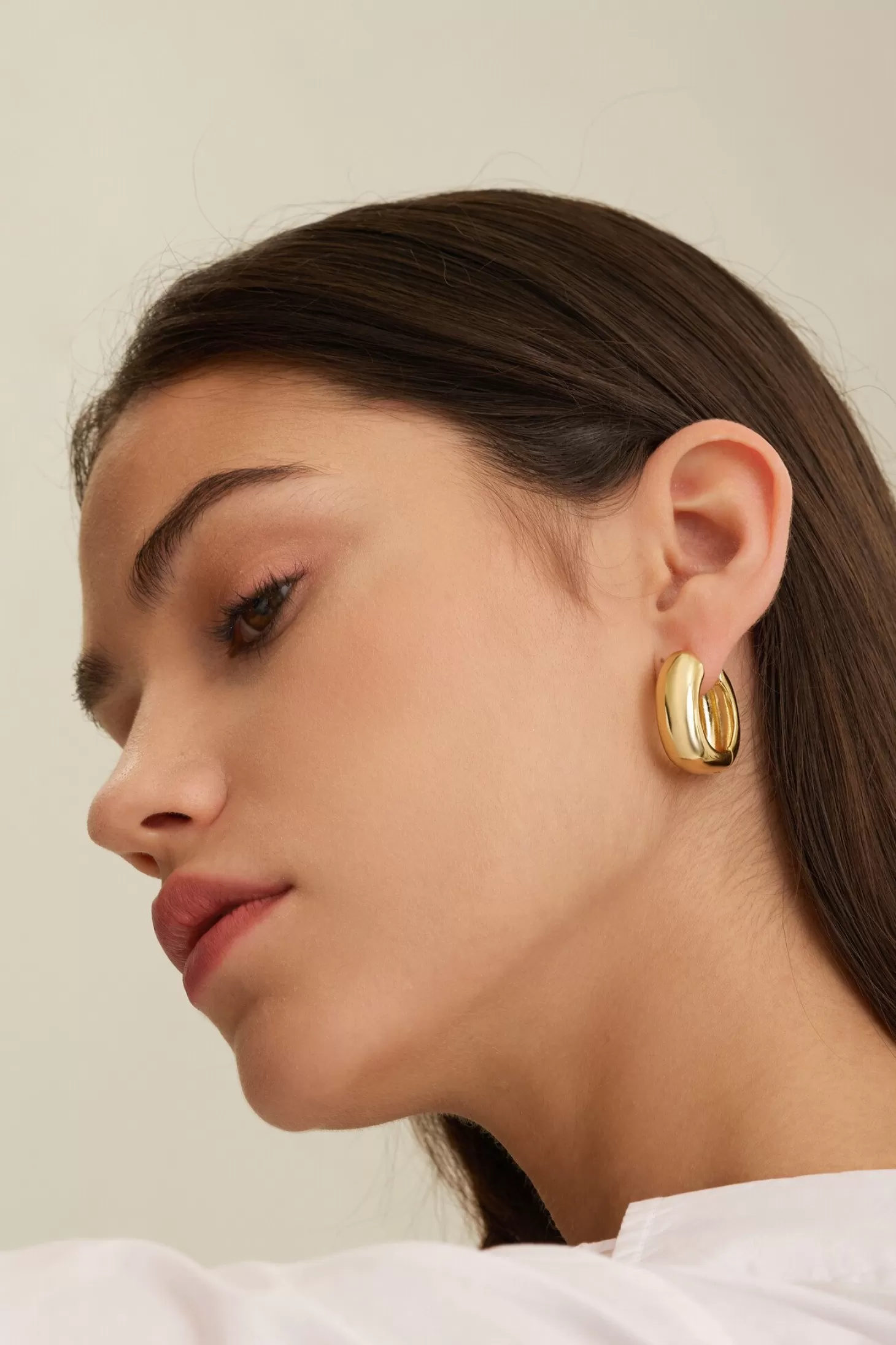 Les Soeurs Oorbellen Set Fara Xl Chunky Gold Clearance