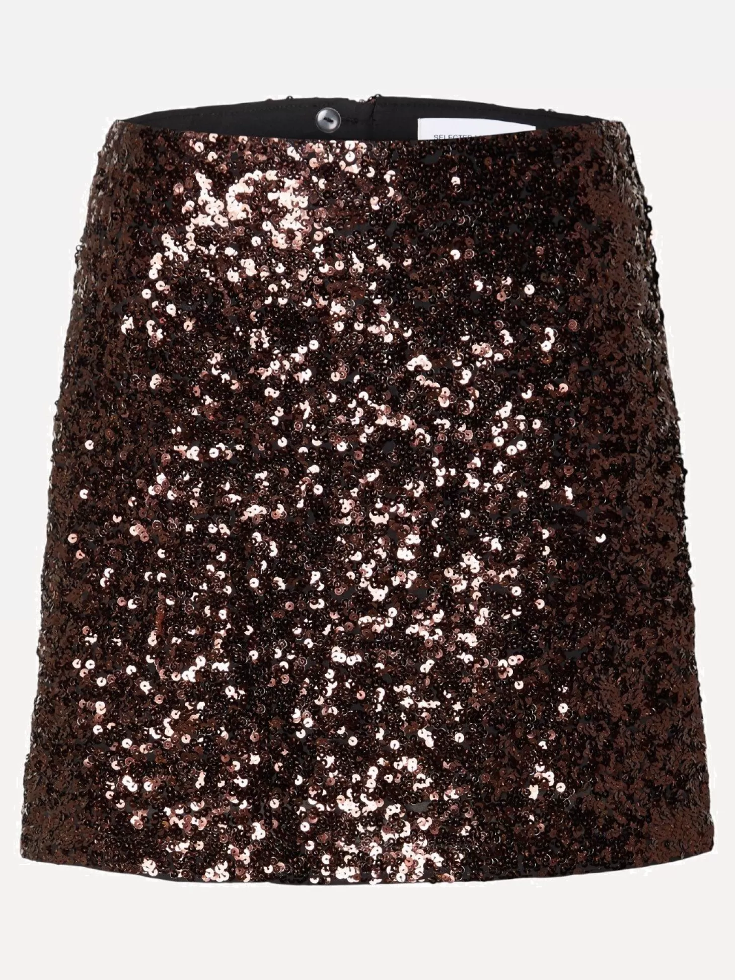Selected Pailletten Mini Rok Mallie Java Sale
