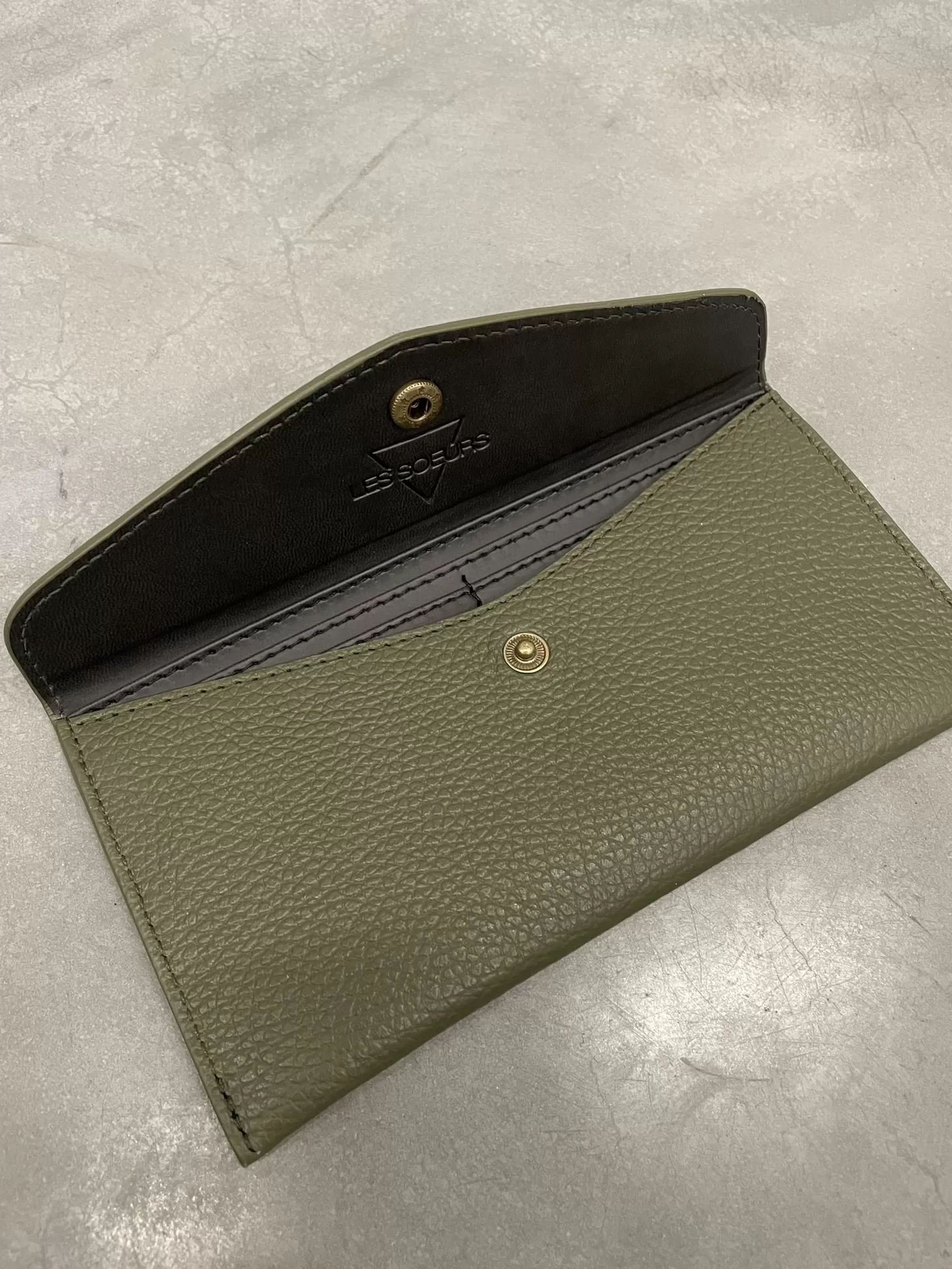Les Soeurs Portemonnee Arthur Khaki Shop