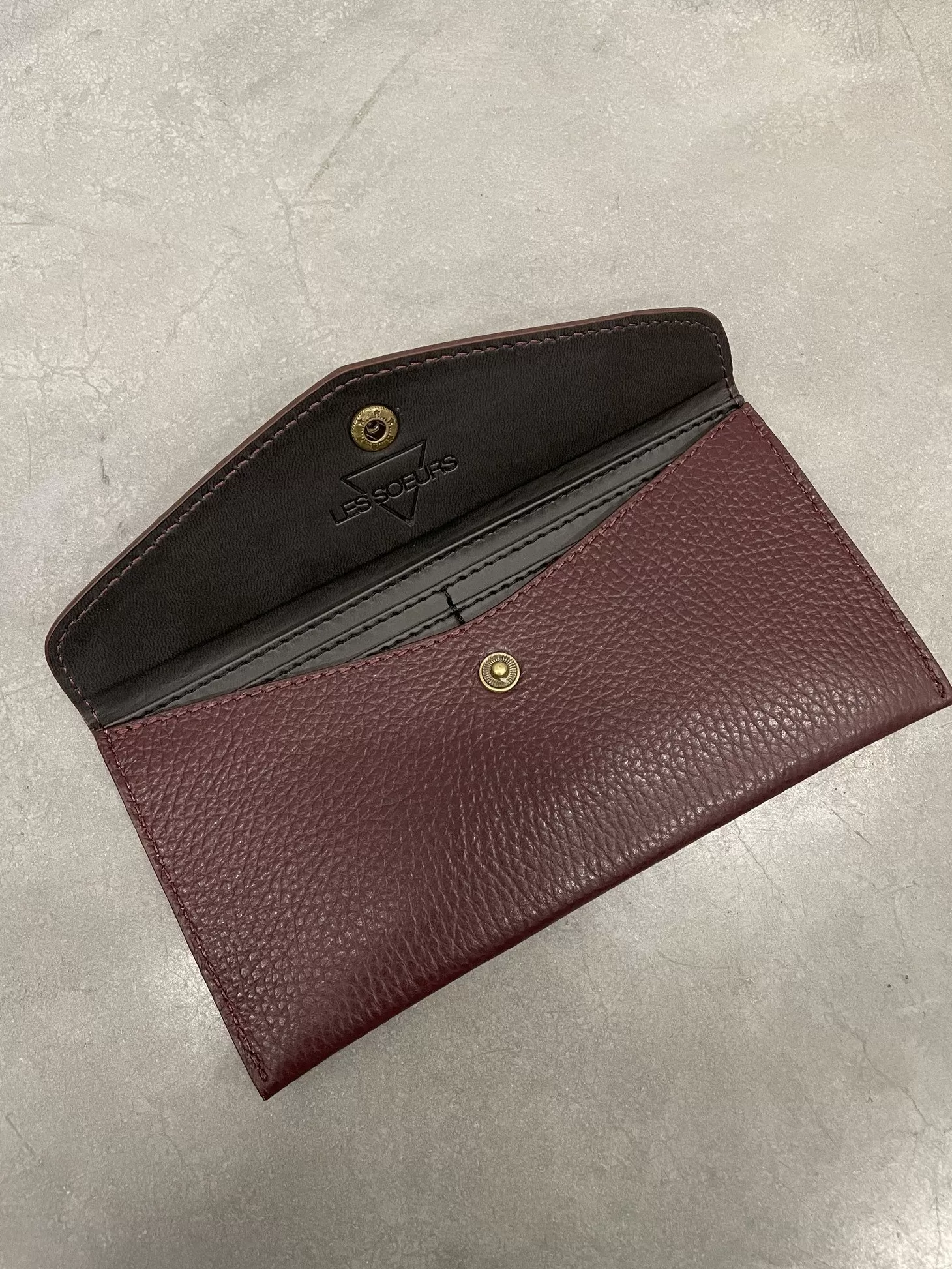 Les Soeurs Portemonnee Arthur Bordeaux Clearance