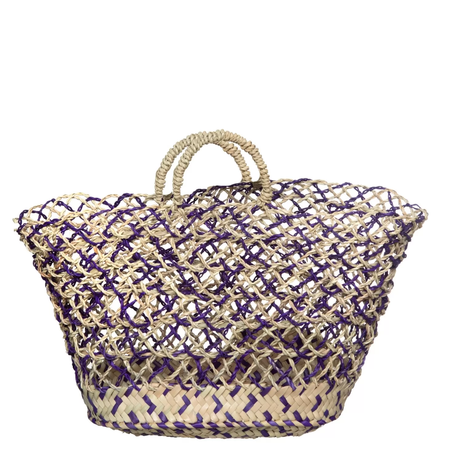 Le Marais Rattan Shopper Large Multi Clearance