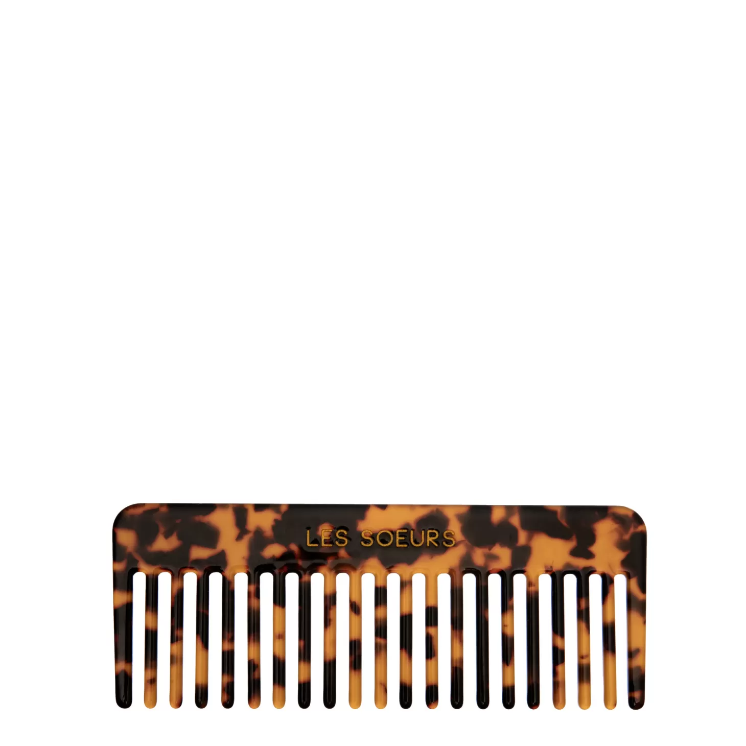 Les Soeurs Resin Comb Dark Tortue Cheap