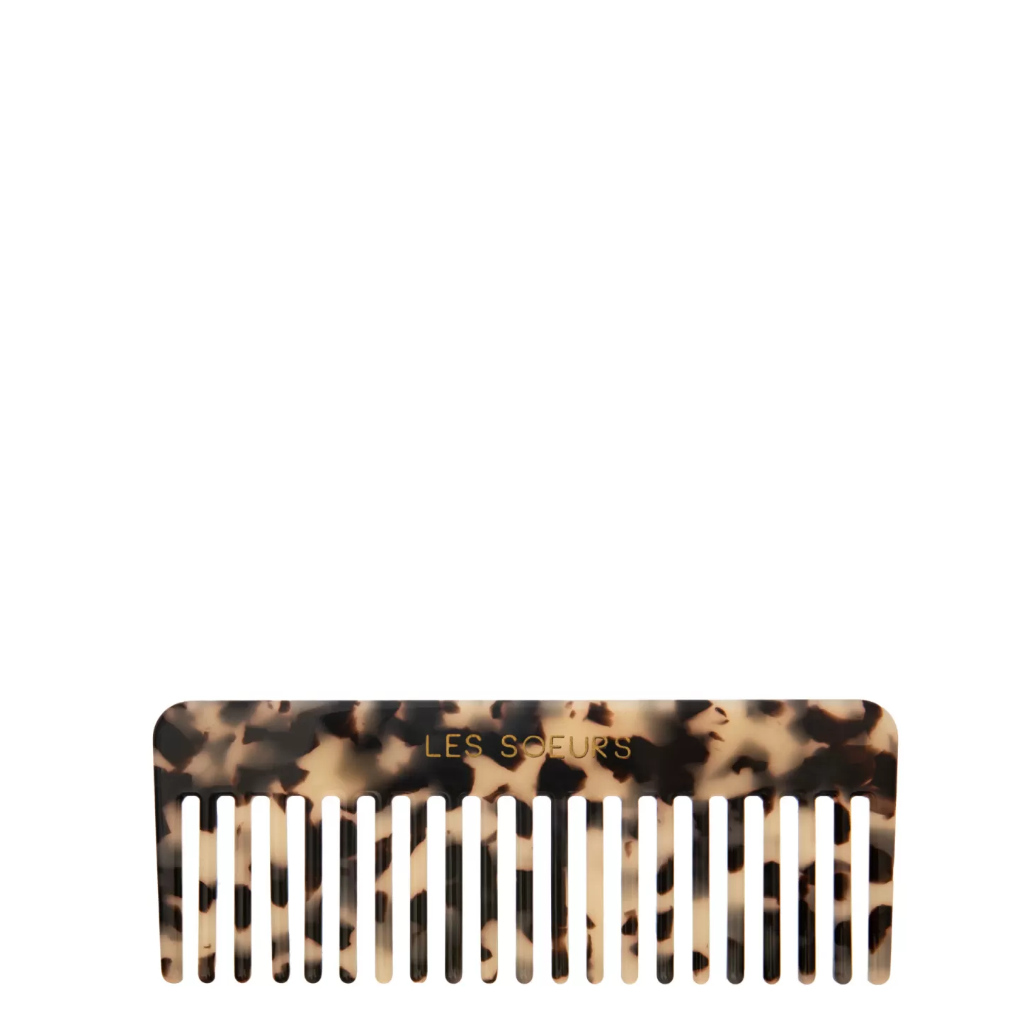 Les Soeurs Resin Comb Light Tortue New