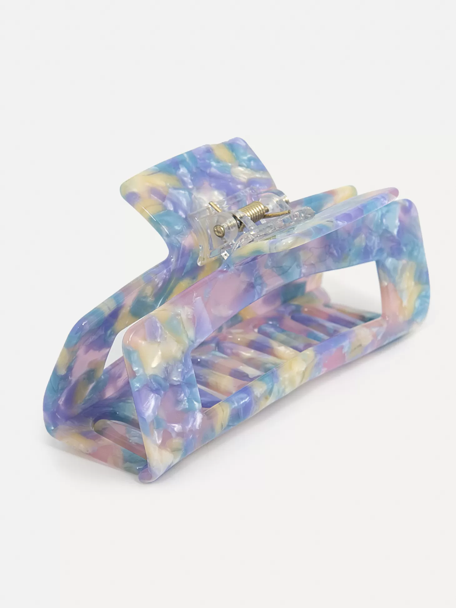 Les Soeurs Resin Haarspeld Rechthoekig Purple/Yellow Best Sale