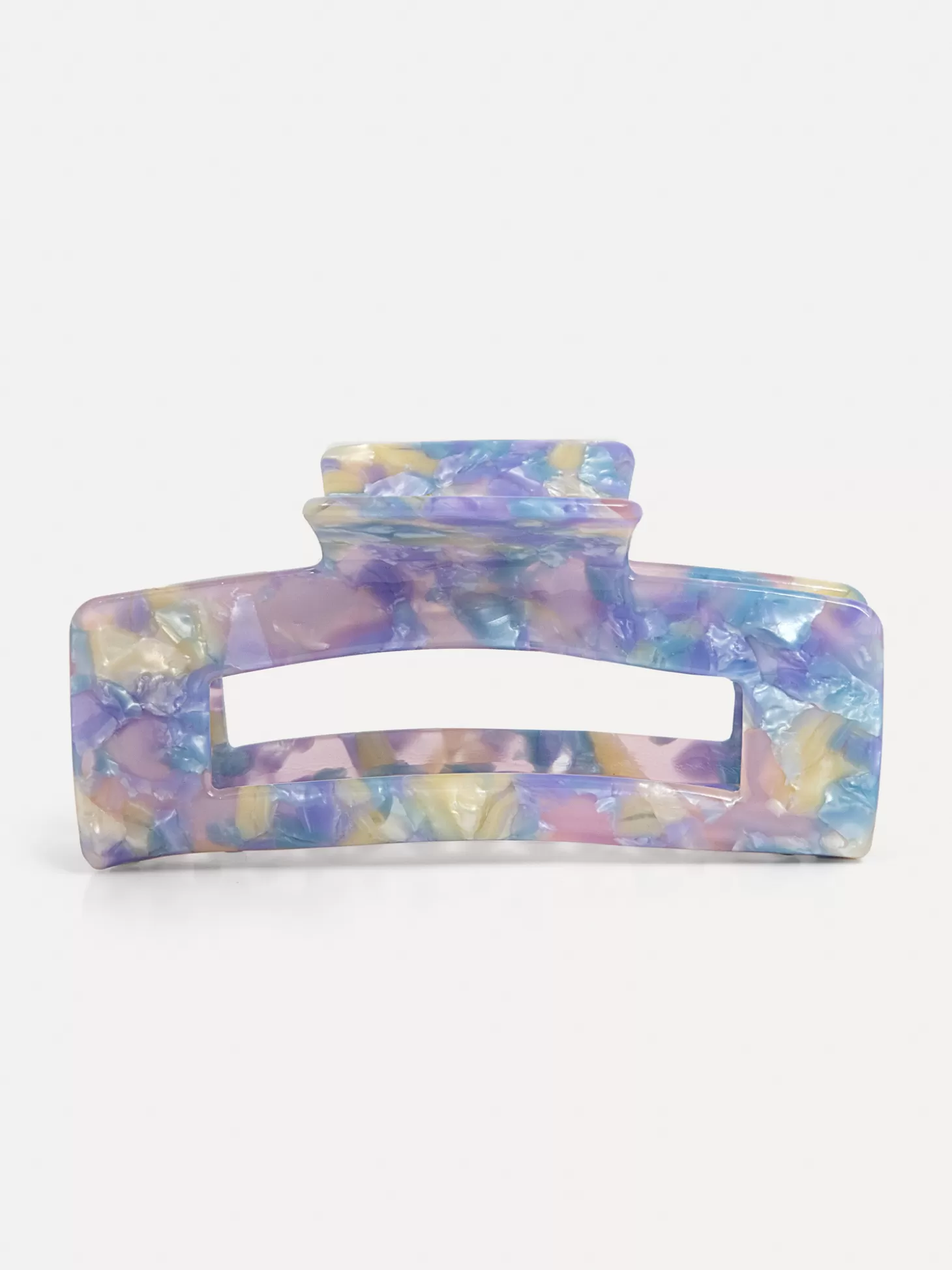 Les Soeurs Resin Haarspeld Rechthoekig Purple/Yellow Best Sale