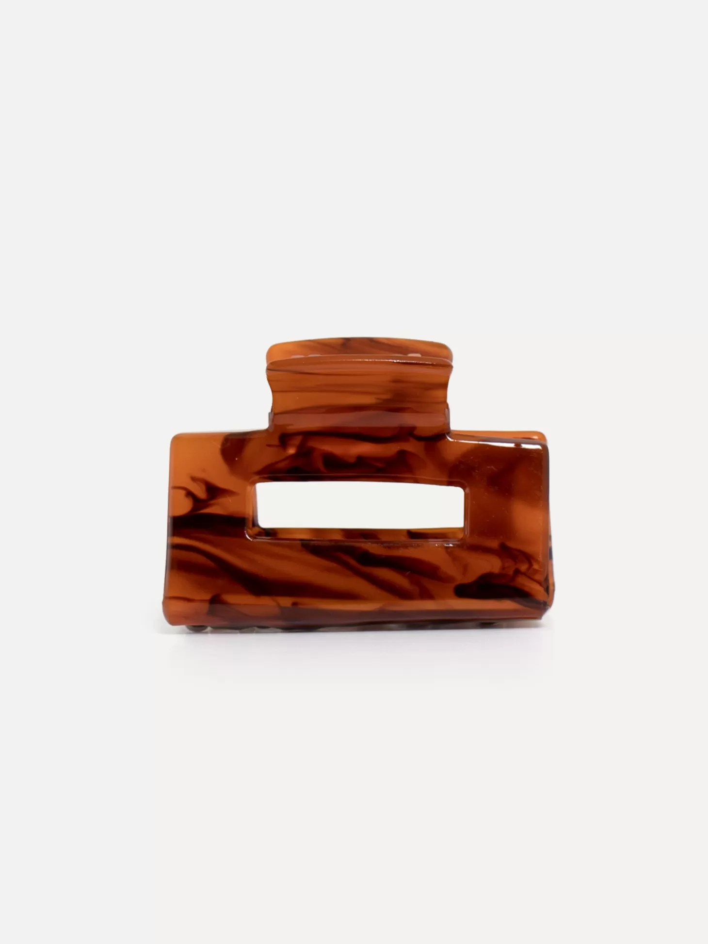 Les Soeurs Resin Haarspeld Rechthoekig Amber Flash Sale