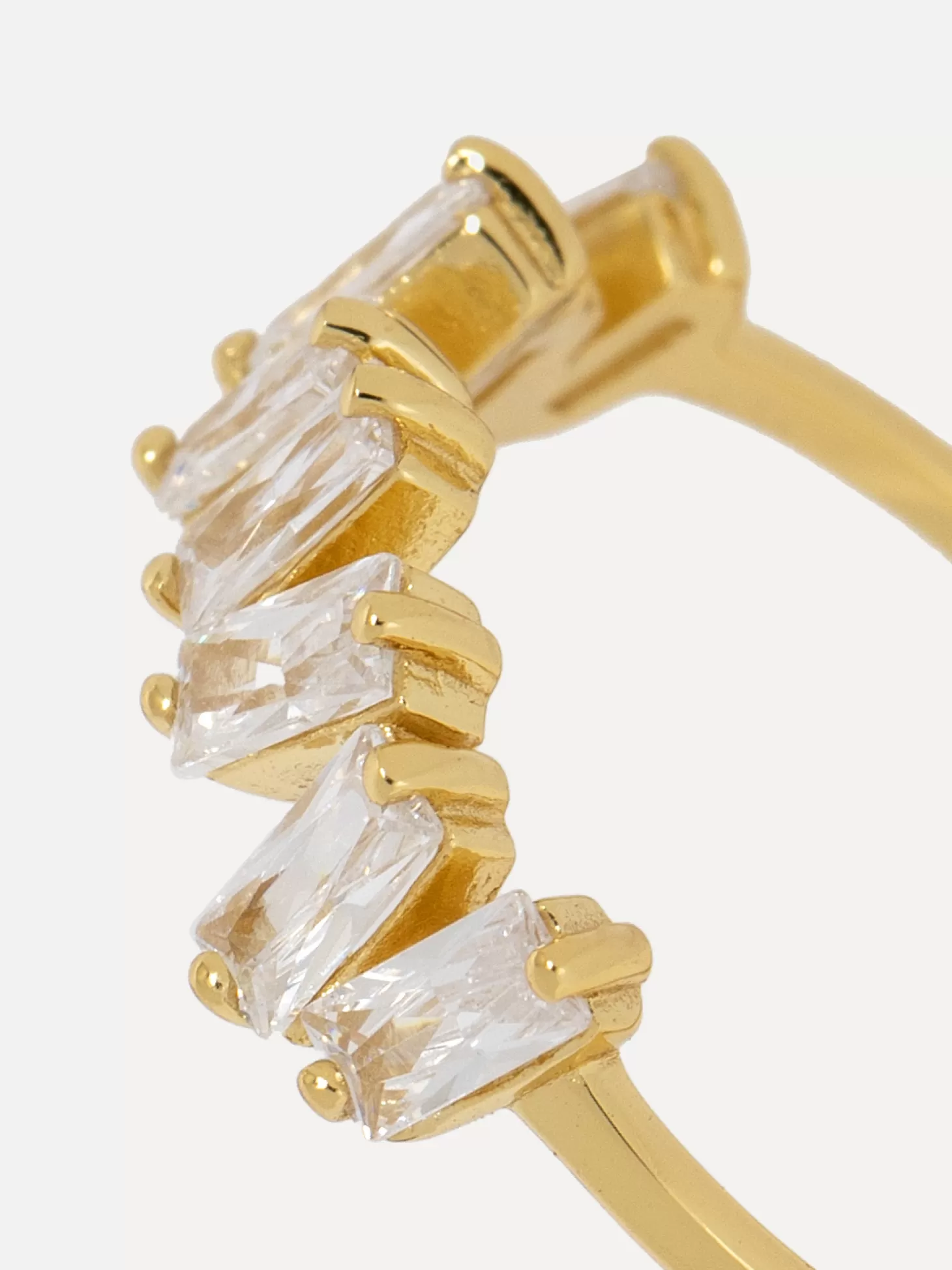 Les Soeurs Ring Chloe Baguette Gold Best