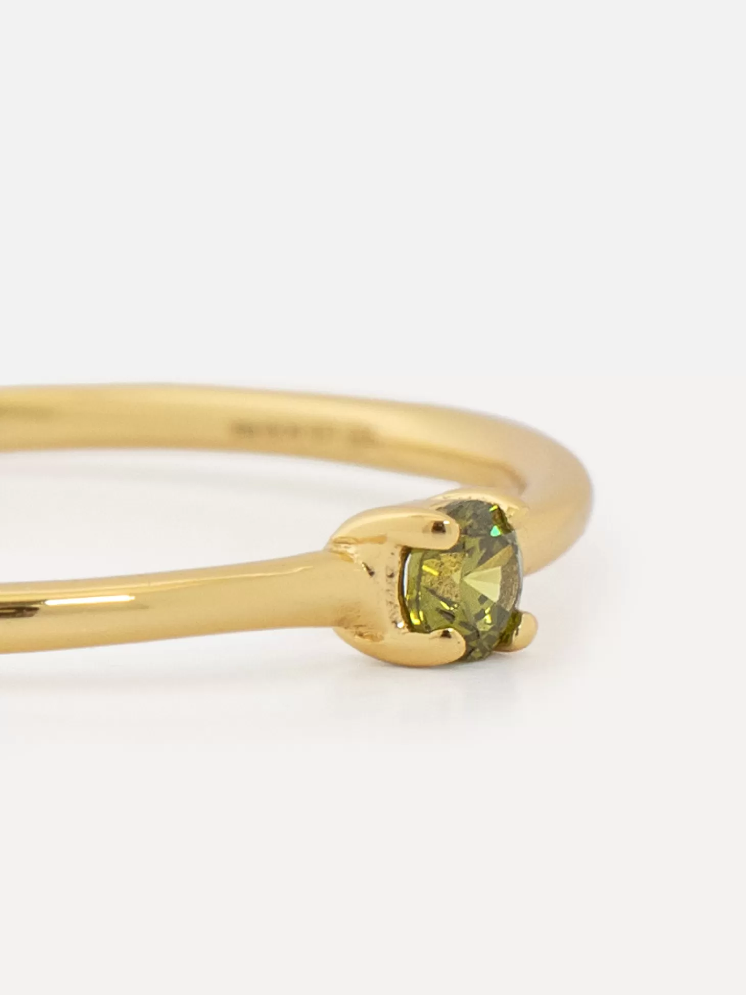Les Soeurs Ring Chloe Moodstone Khaki Gold Best Sale