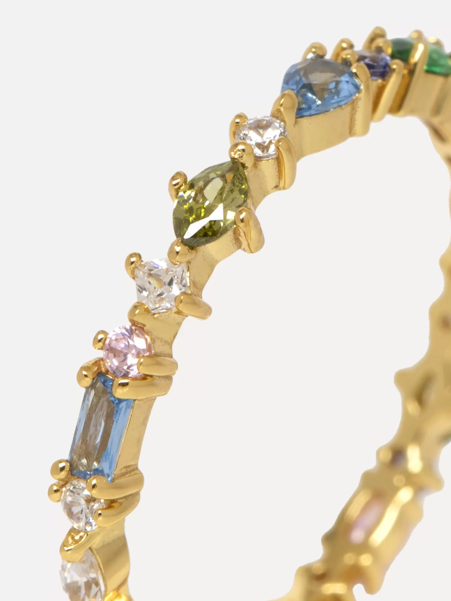 Les Soeurs Ring Cora Pastel Gold Multicolor Hot