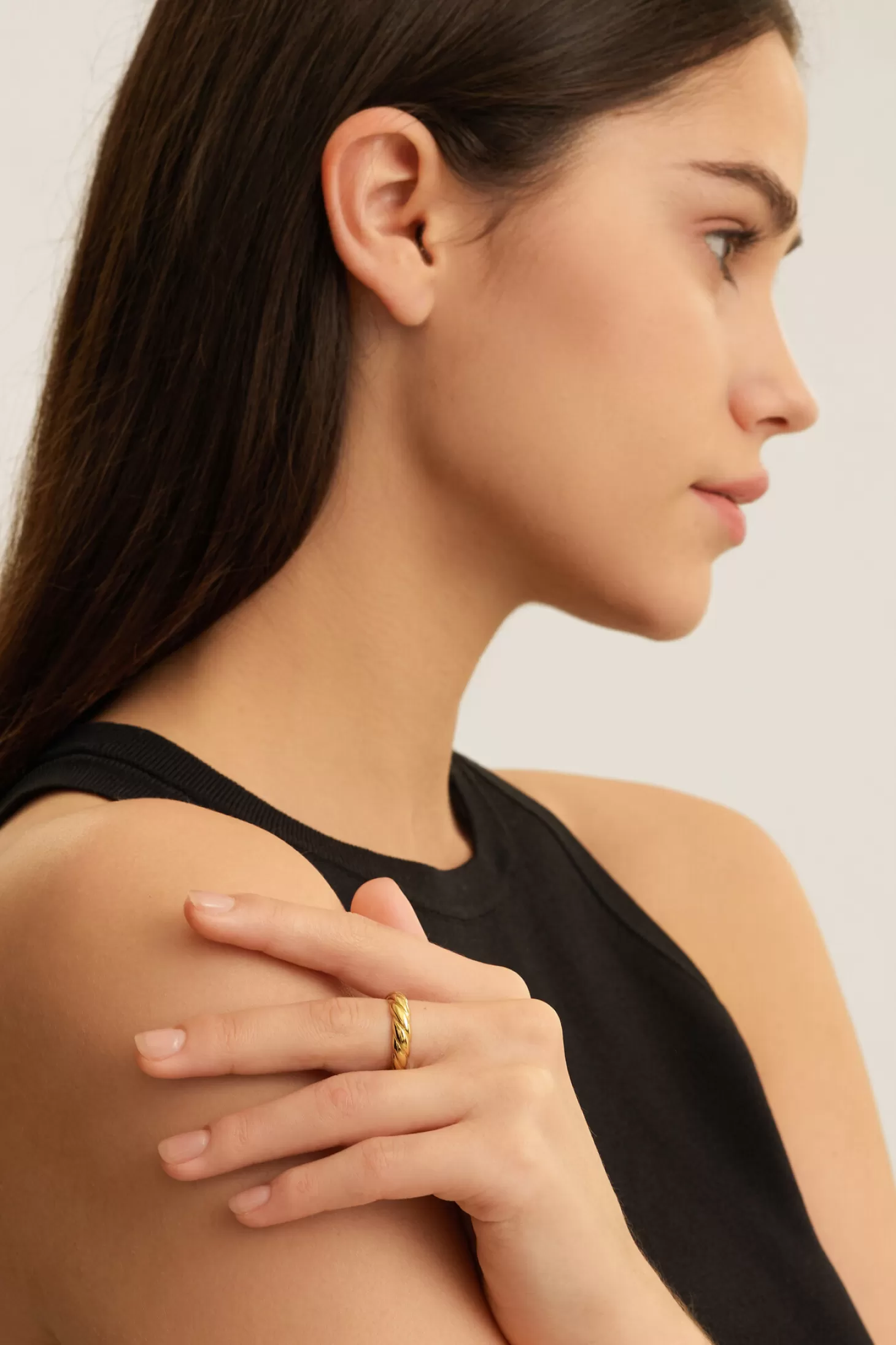 Les Soeurs Ring Gilda Twisted Gold Cheap