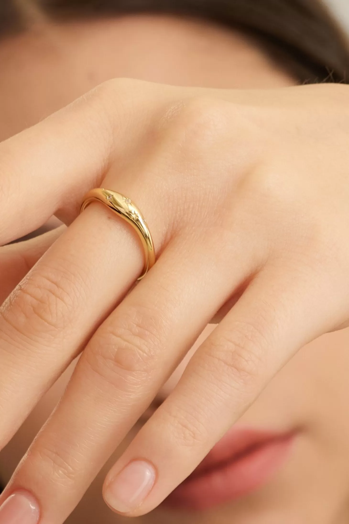 Les Soeurs Ring Ginette Astro Gold Fashion