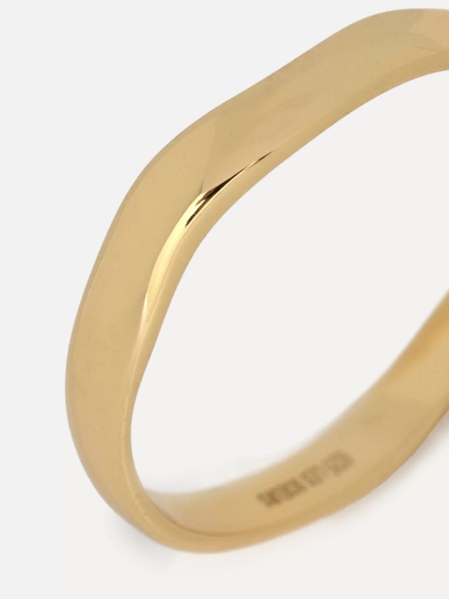 Les Soeurs Ring Ginette Flowy Band Gold Flash Sale