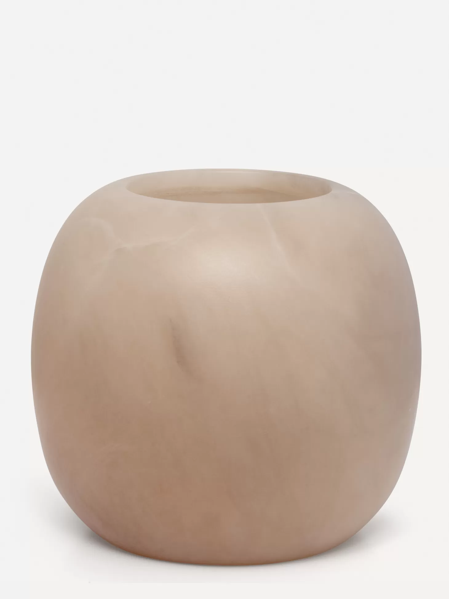 ronde_alabaster_kaarsenhouder_extra_large_2.webp Les Soeurs Ronde Alabaster Kaarsenhouder (Extra Large) Tabac Hot