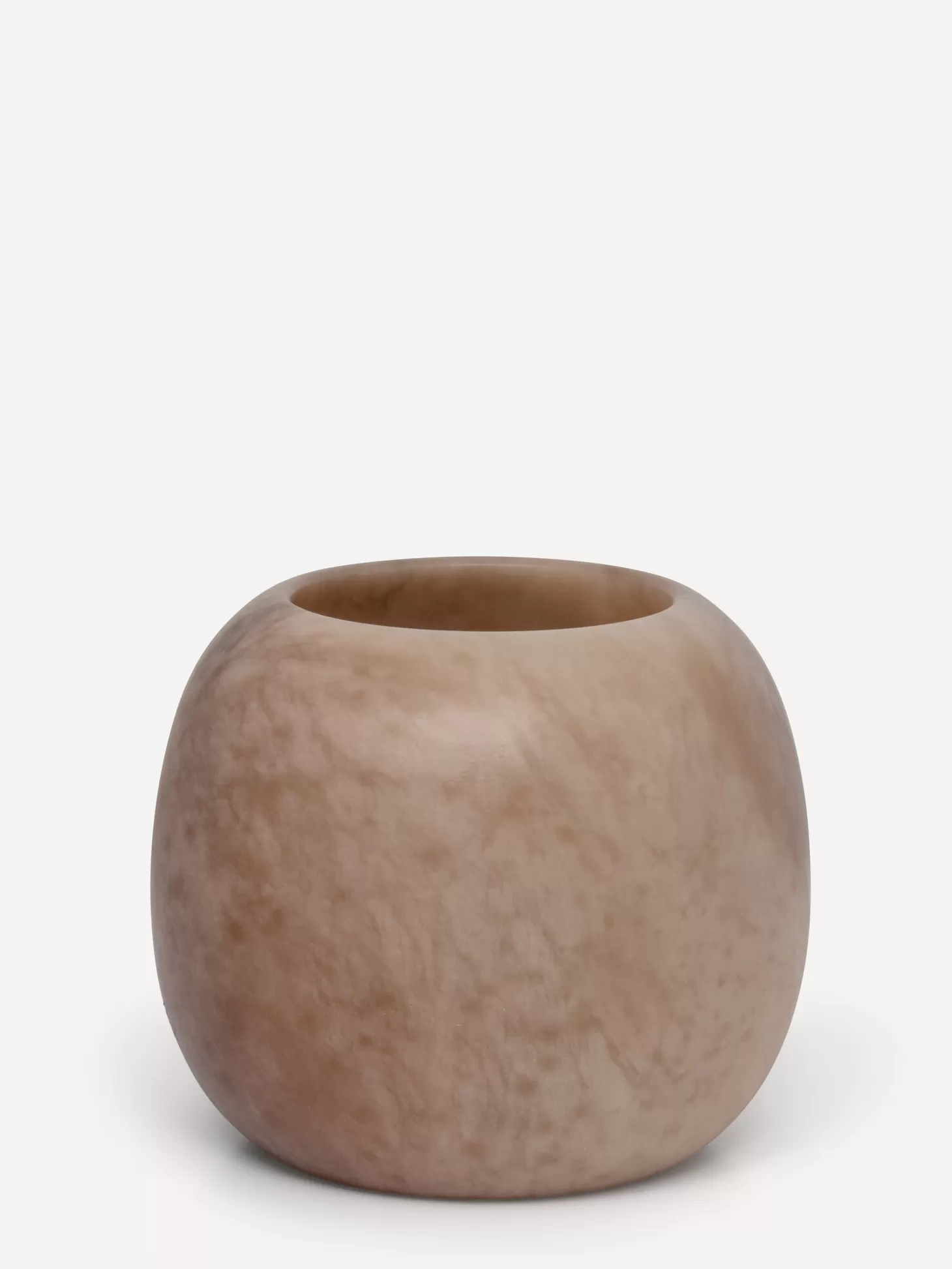 ronde_alabaster_kaarsenhouder_large_2.webp Les Soeurs Ronde Alabaster Kaarsenhouder (Large) Tabac Cheap