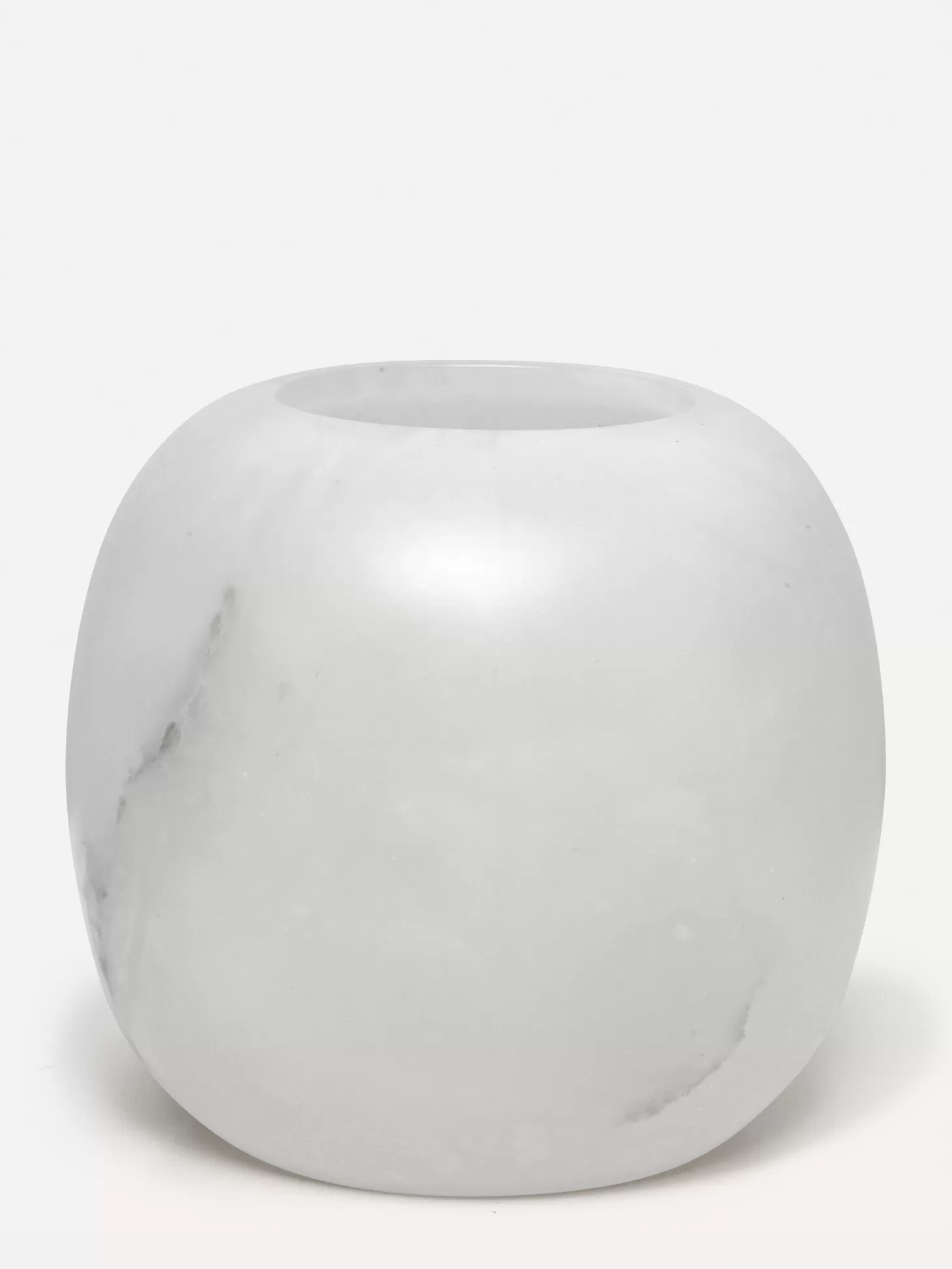 Les Soeurs Ronde Alabaster Waxinelichthouder (Extra Large) White Store