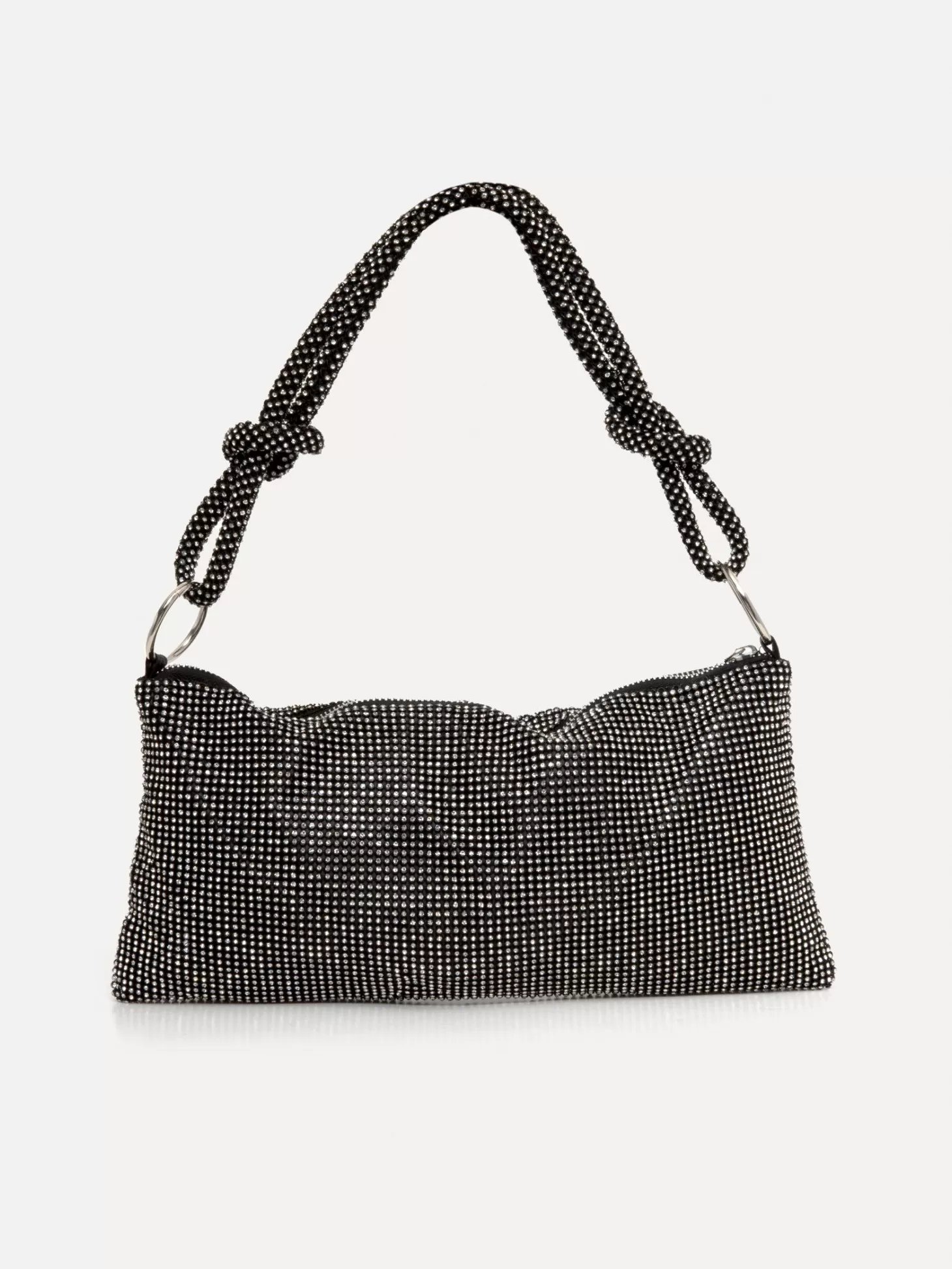 Le Marais Schoudertas Yuna Black/Silver Strass Flash Sale