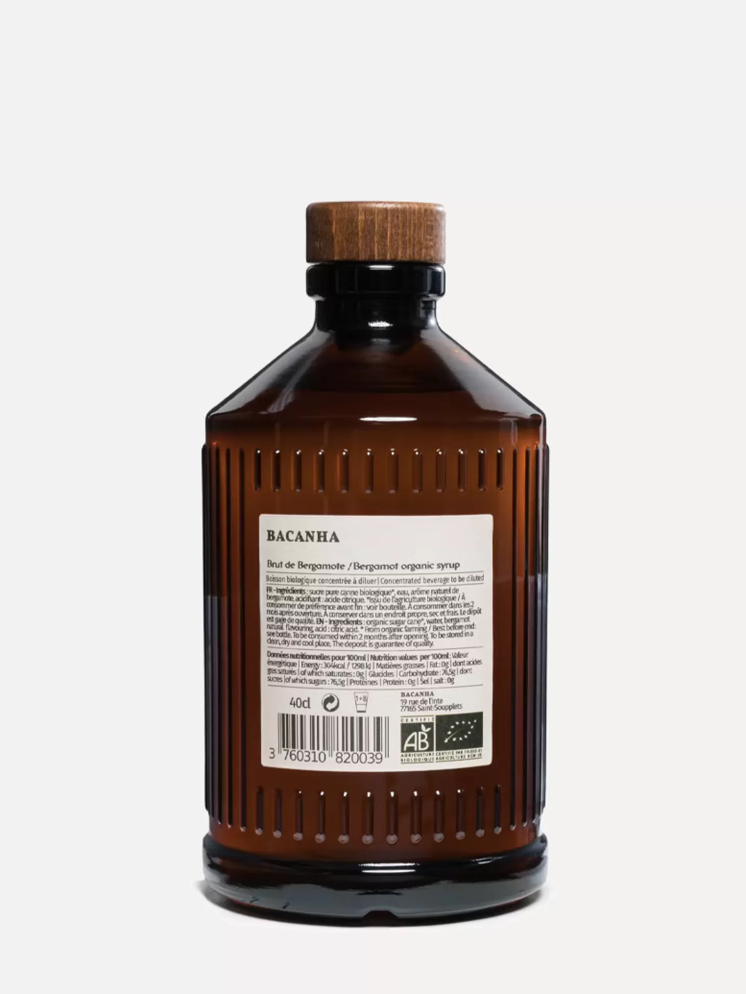 Bacanha Siroop Brut De Bergamote Cheap