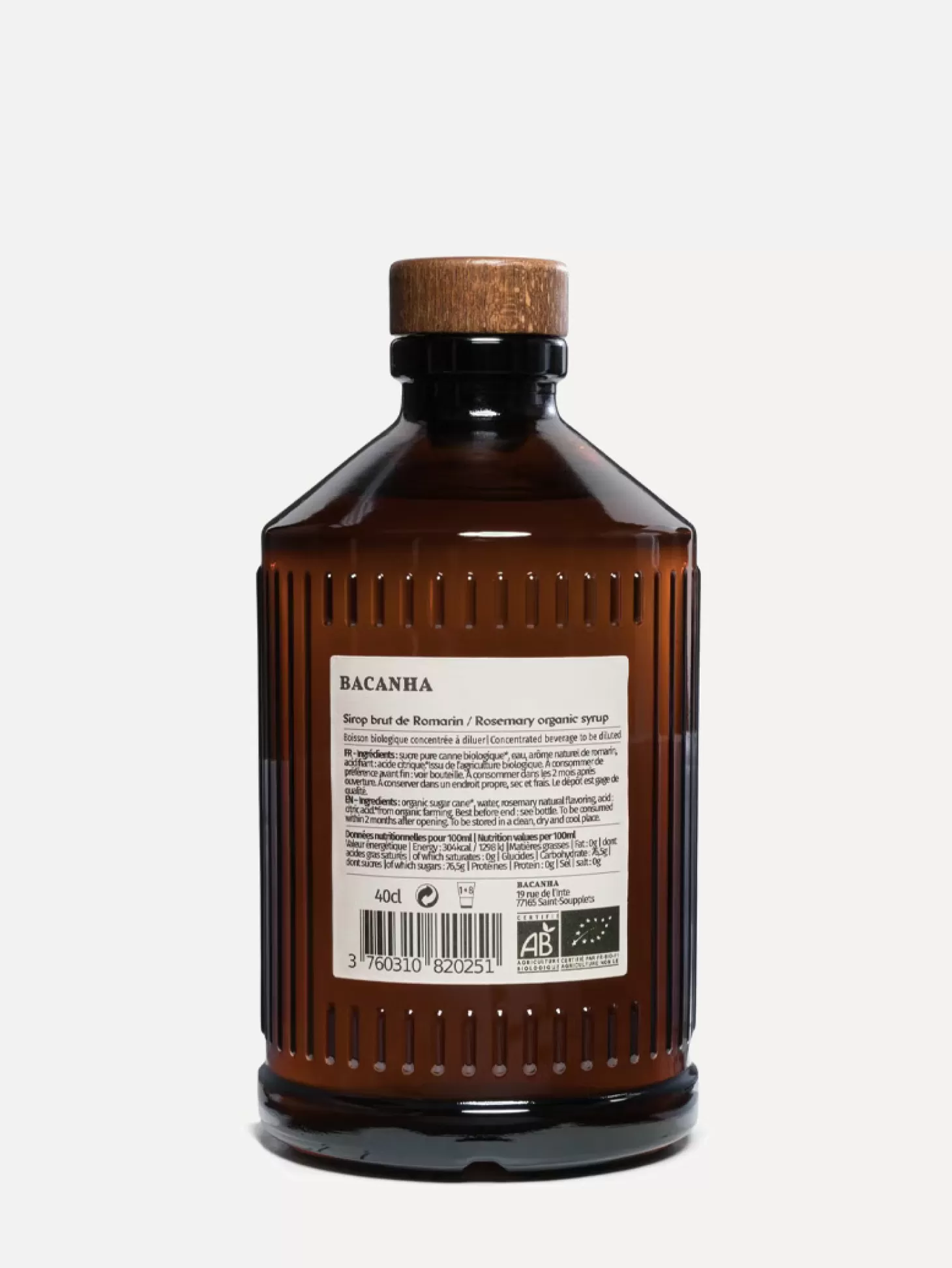 Bacanha Siroop Brut De Romarin Shop
