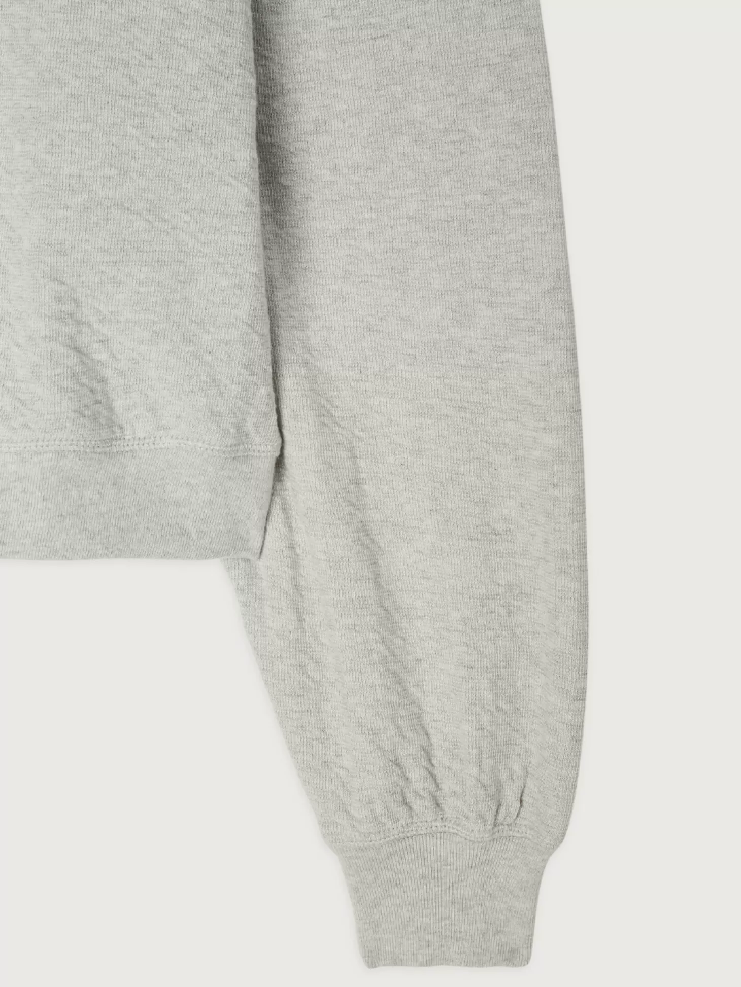 American Vintage Sweat Yatcastle Gris Chine New