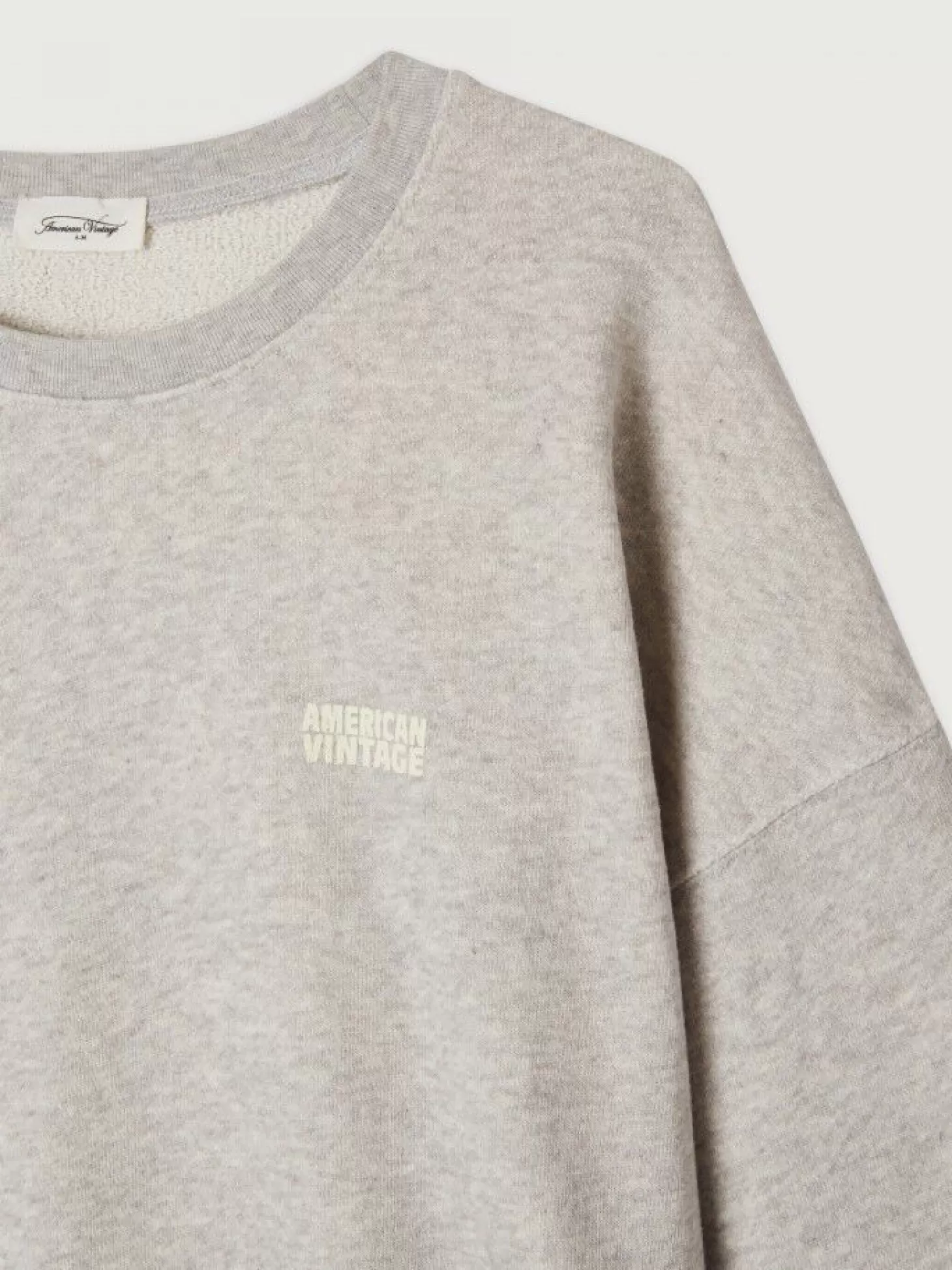 American Vintage Sweater Kodytown Polaire Chine Shop