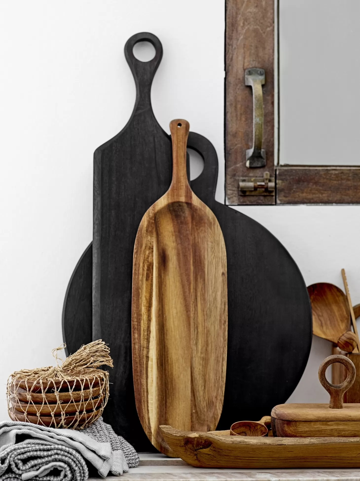 Bloomingville Teak Serveerschaal New