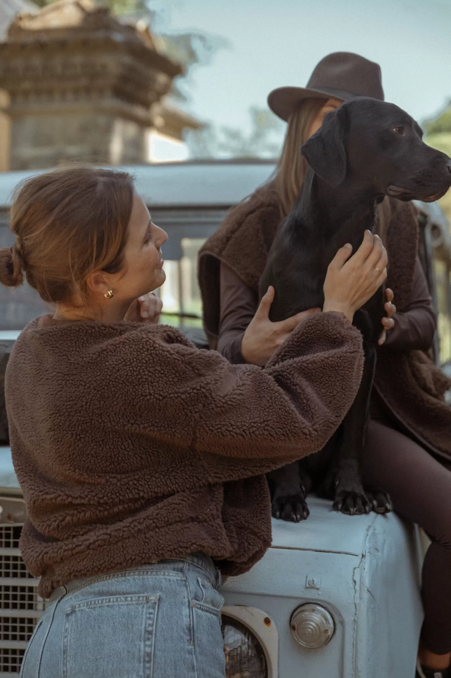 Les Soeurs Teddy Sweater Alies Brown Flash Sale
