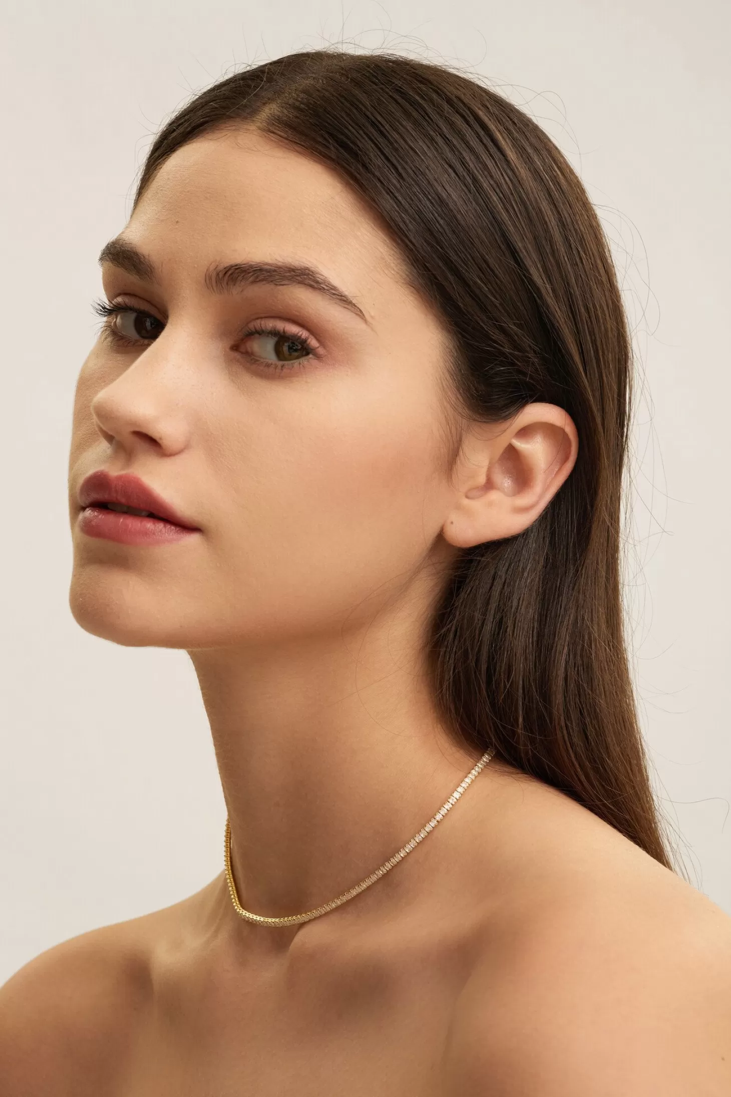 Les Soeurs Tennis Ketting Novi Gold New