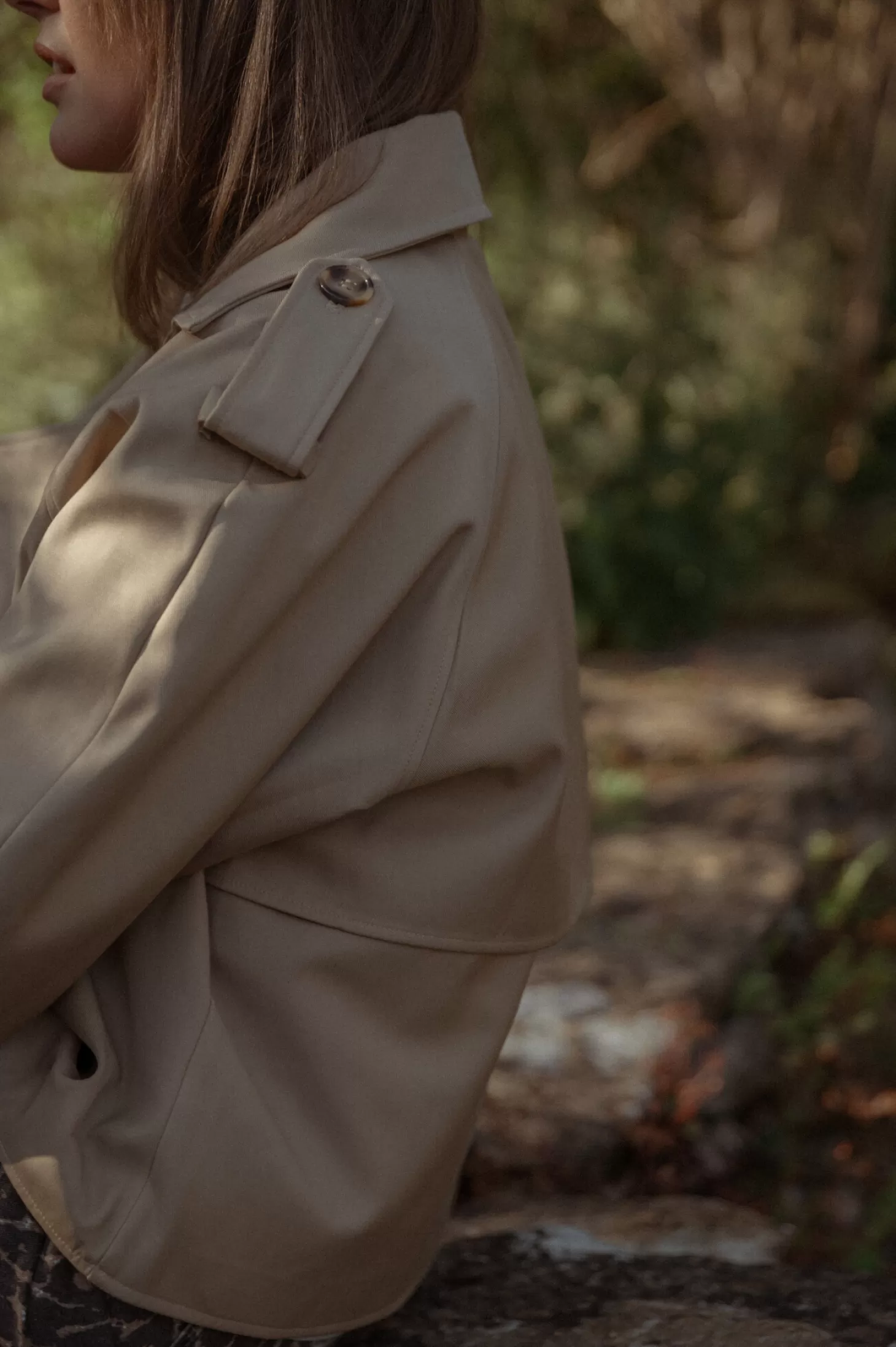 Les Soeurs Trench Jacket Adriaan Beige Discount