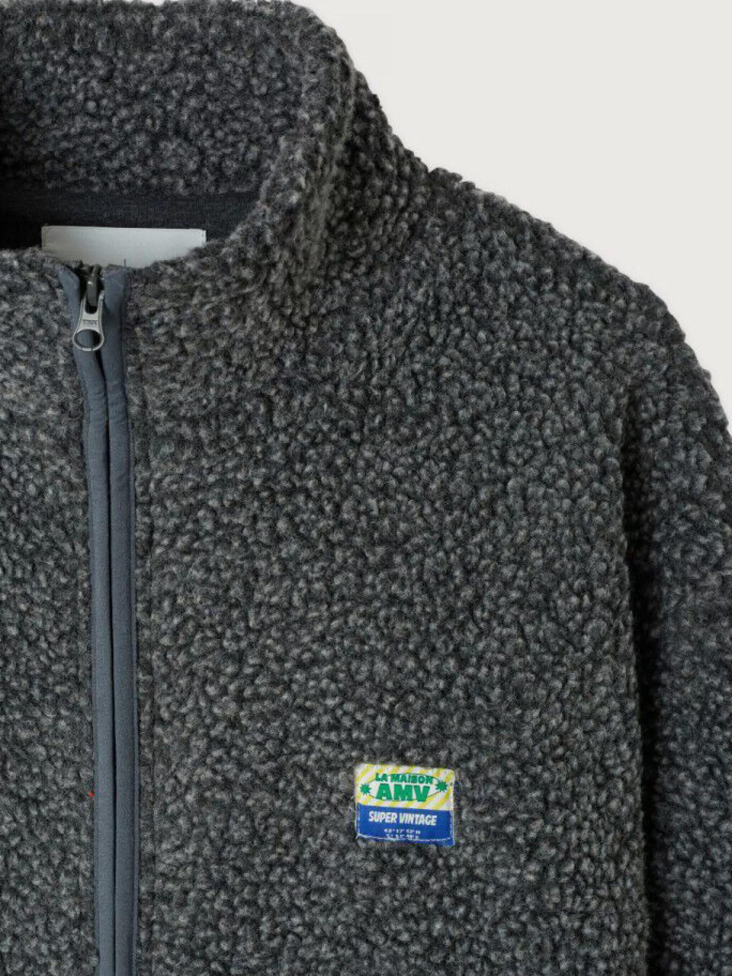 American Vintage Trui Hoktown Anthracite Chine Shop