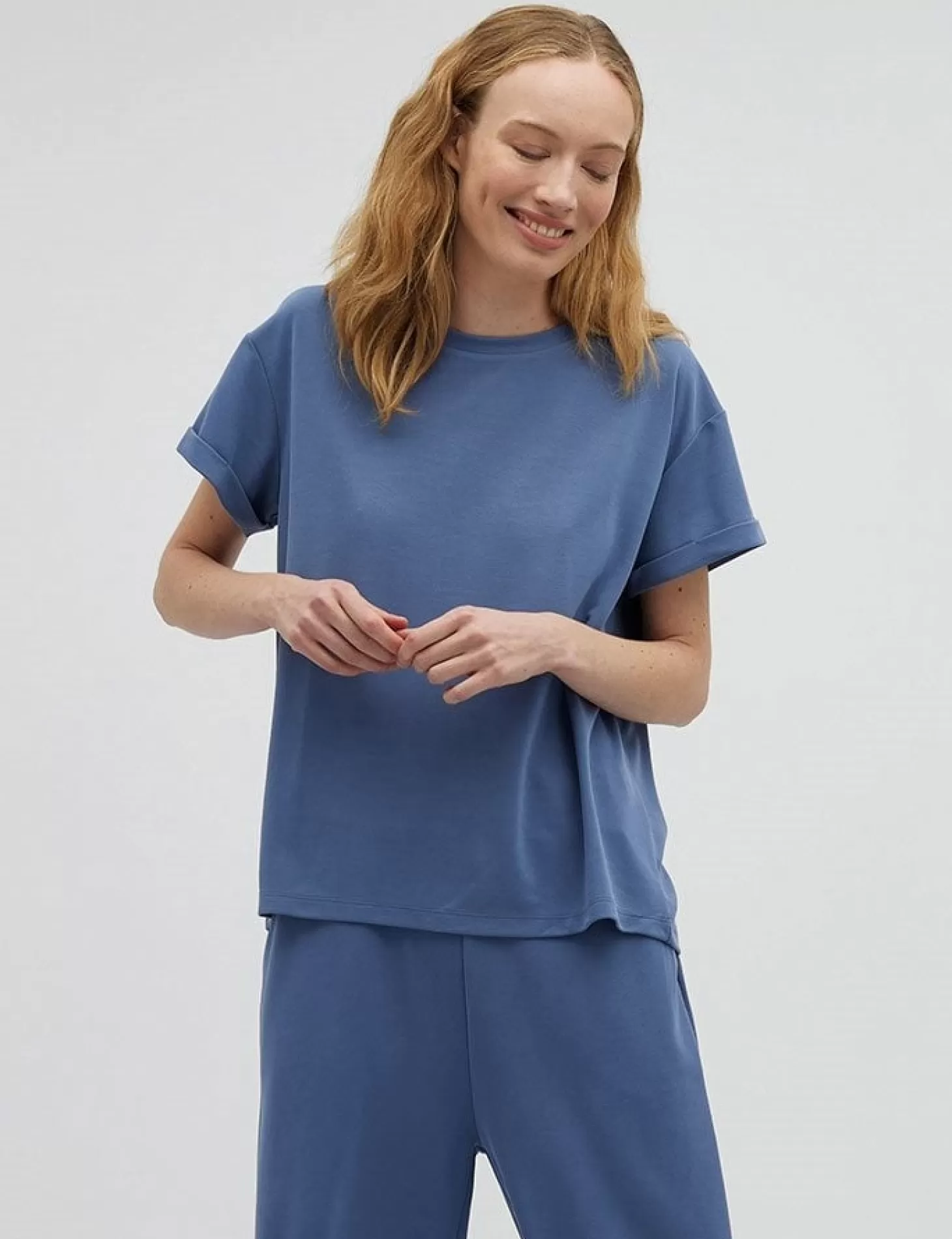 MBYM T-Shirt Amana Bosko Blue Horizon New