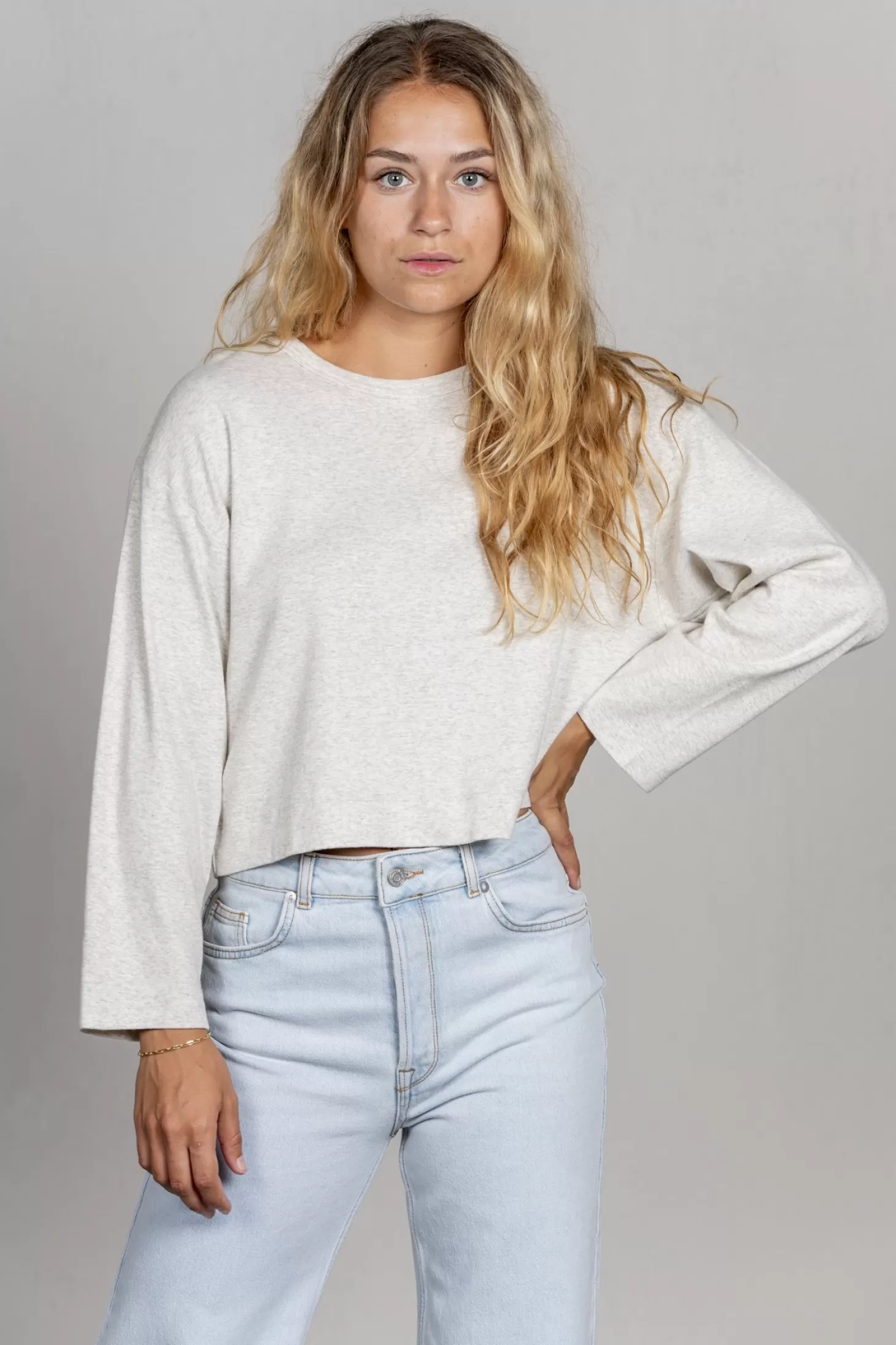 American Vintage T-Shirt Bozy Creme/Chin Best