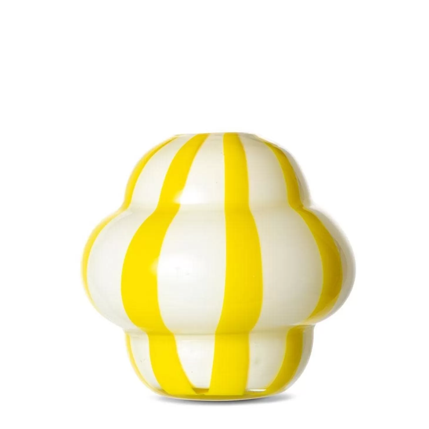 Gusta Vaas Curlie White/Yellow Online