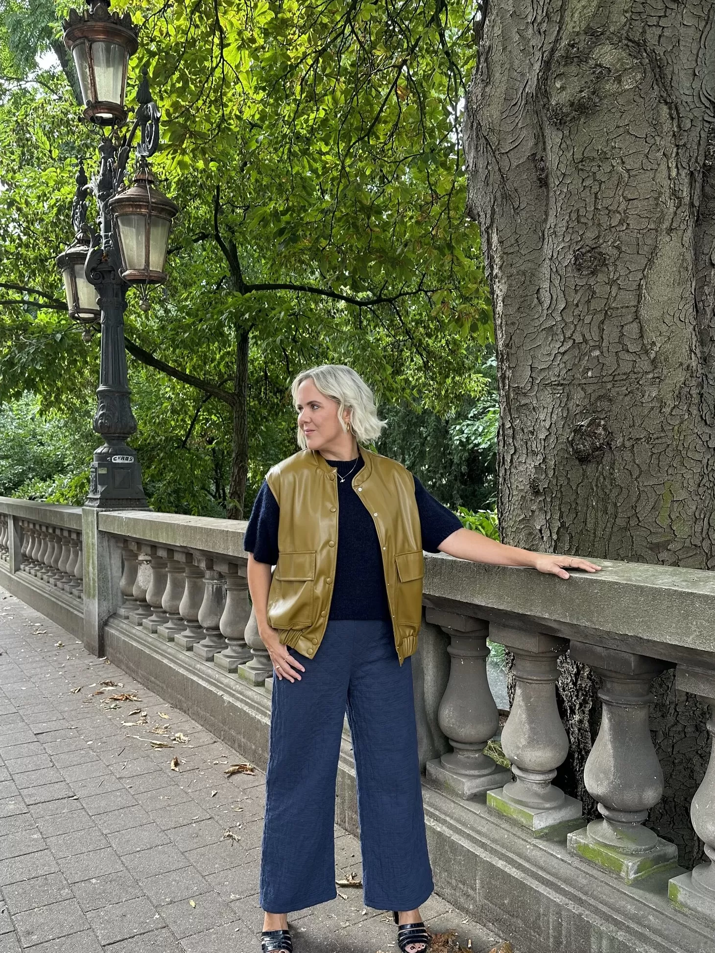 Le Marais Vest Nate Olive Best Sale