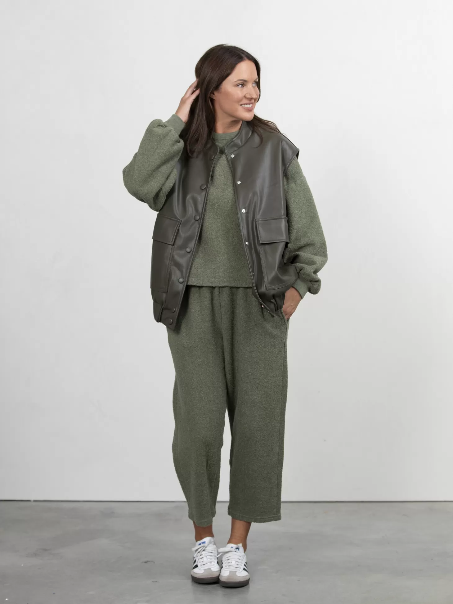Le Marais Vest Nate Khaki Fashion