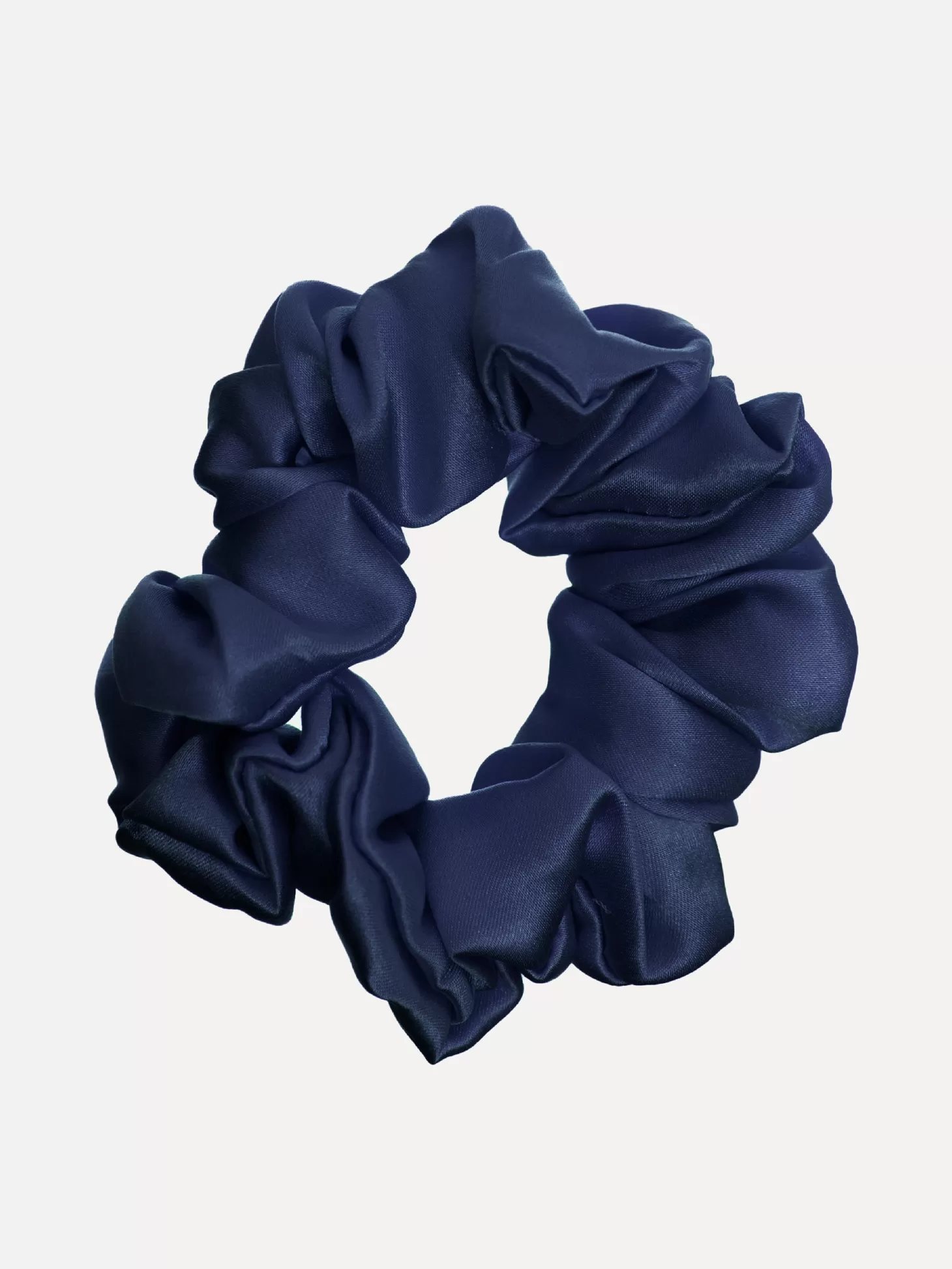 Les Soeurs Zijden Scrunchie Navy Flash Sale
