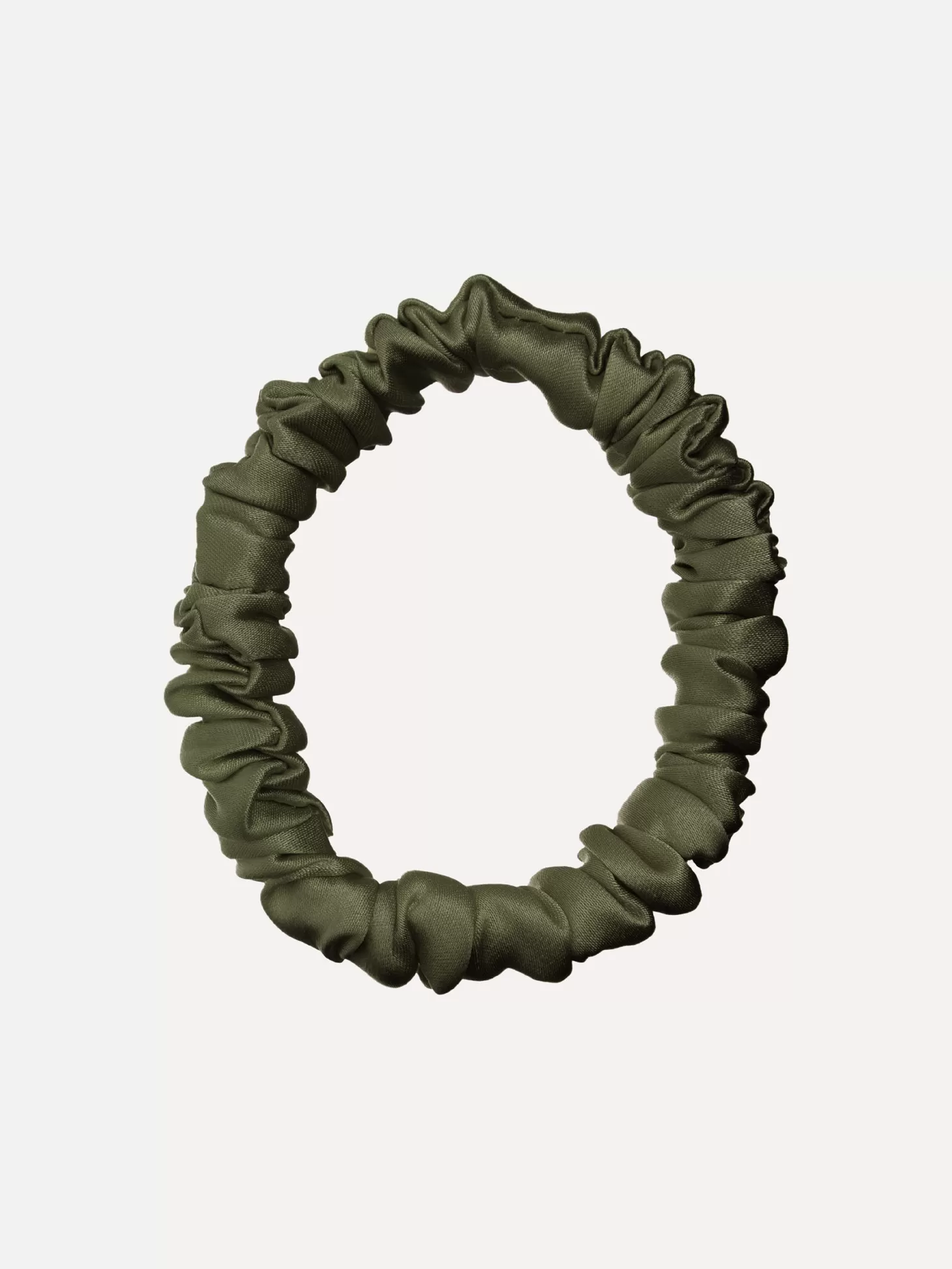Les Soeurs Zijden Scrunchie Khaki Store