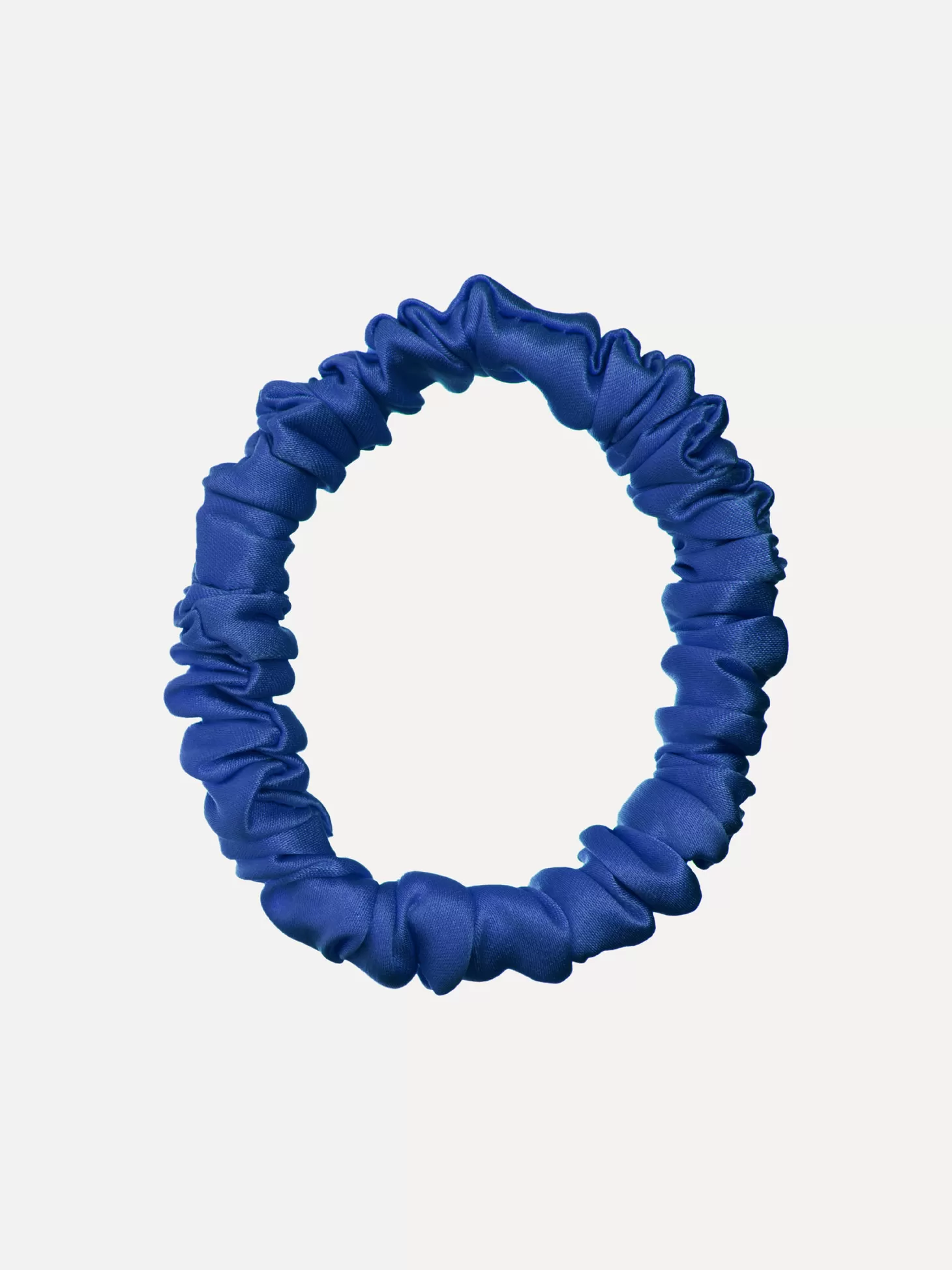 Les Soeurs Zijden Scrunchie Bright Blue Outlet