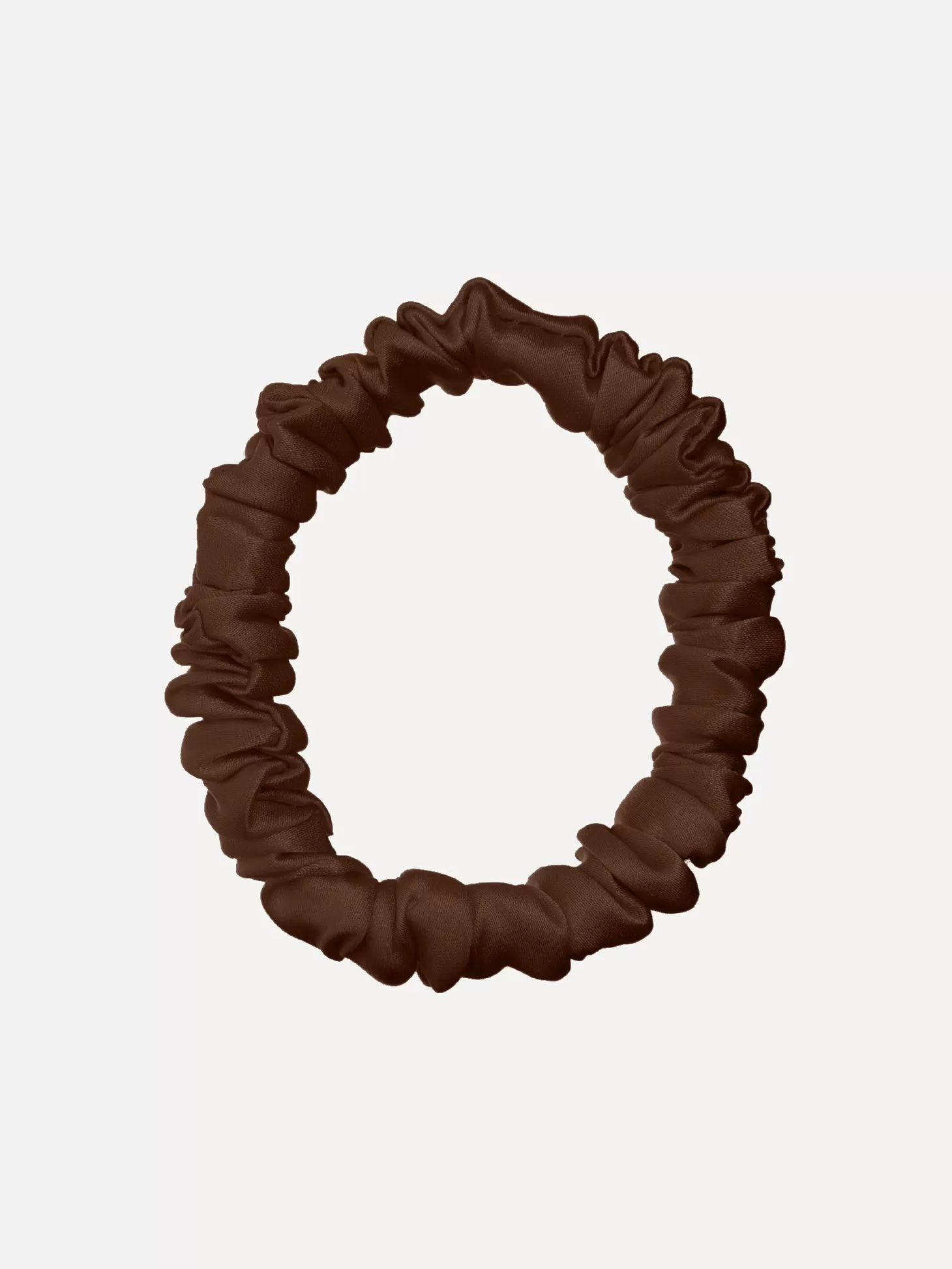 Les Soeurs Zijden Scrunchie Brown Best Sale