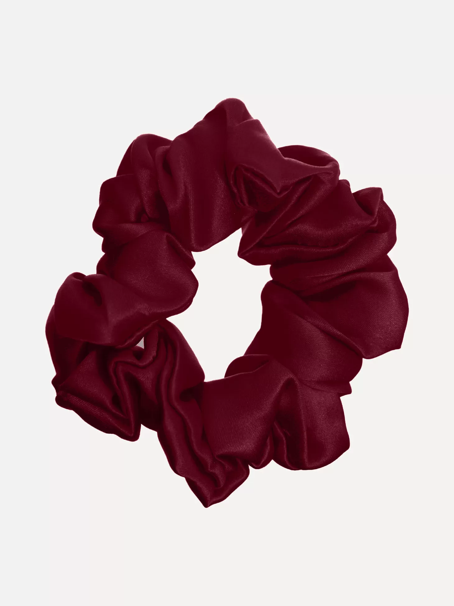 Les Soeurs Zijden Scrunchie Bordeaux Fashion