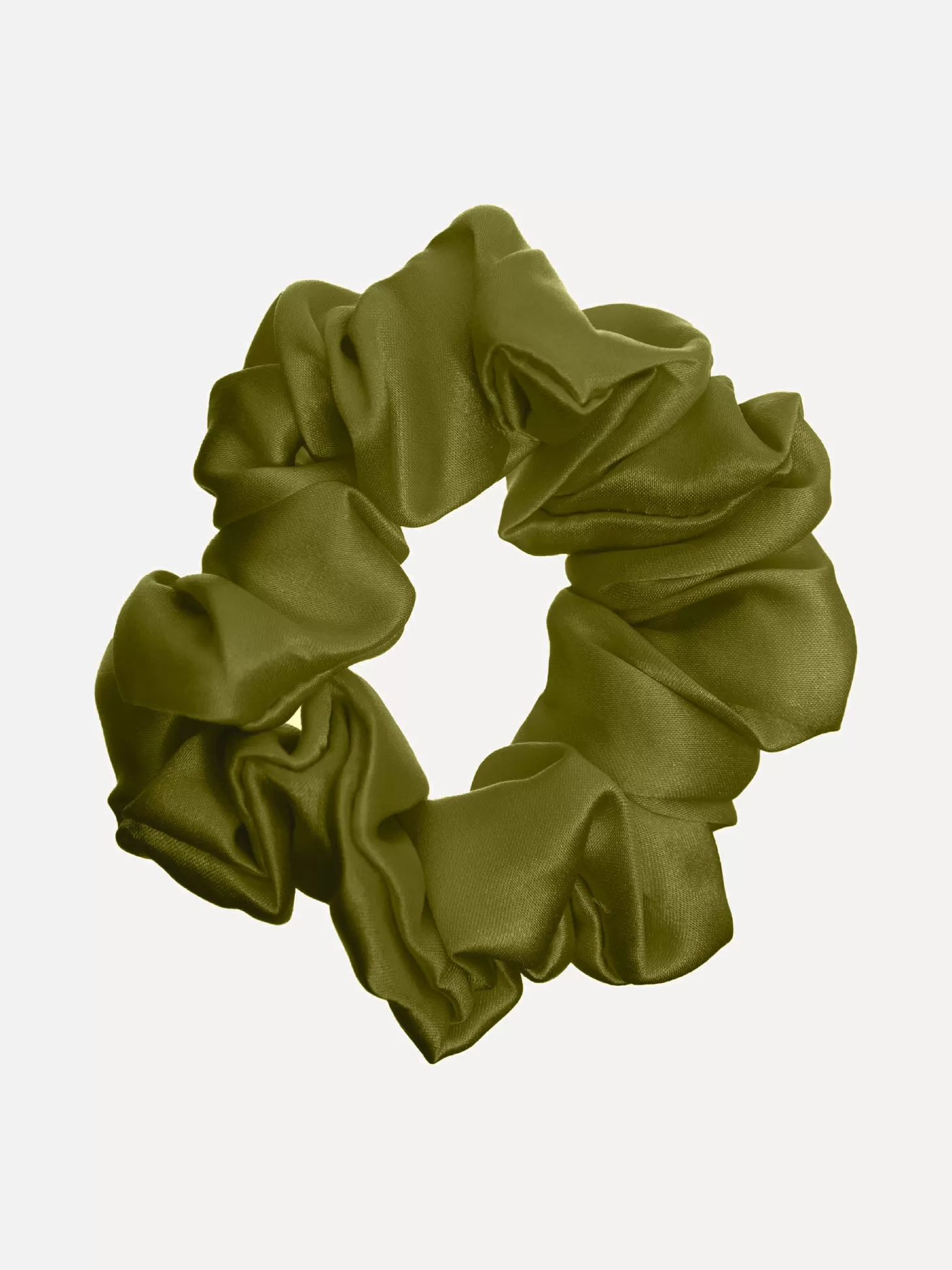 Les Soeurs Zijden Scrunchie Olive Cheap
