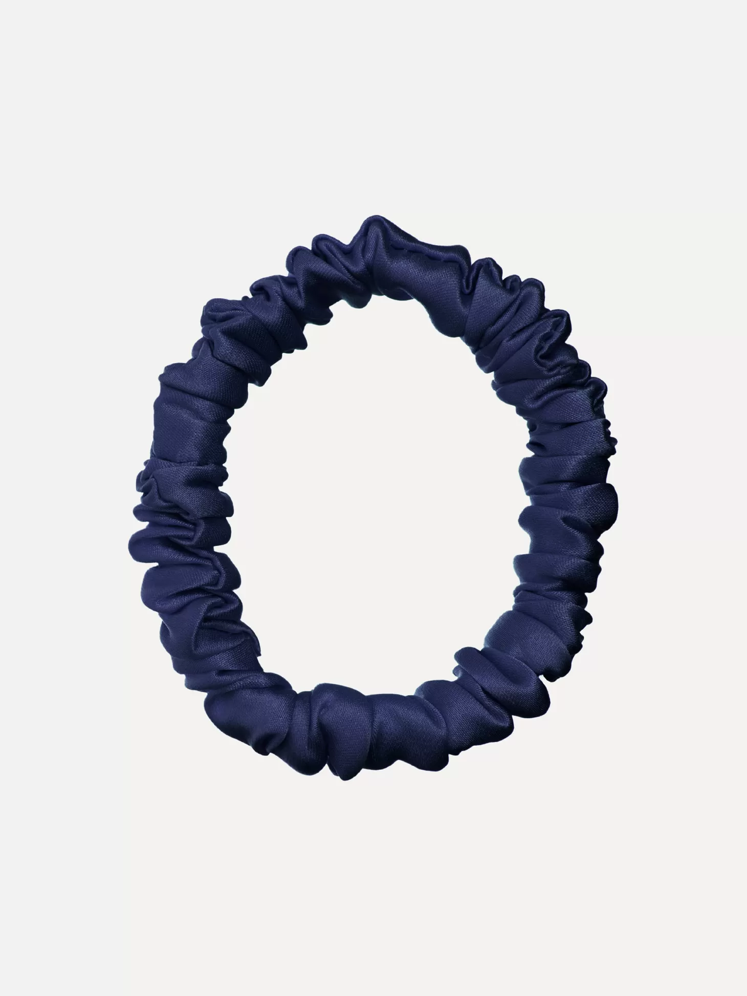 Les Soeurs Zijden Scrunchie Navy Clearance